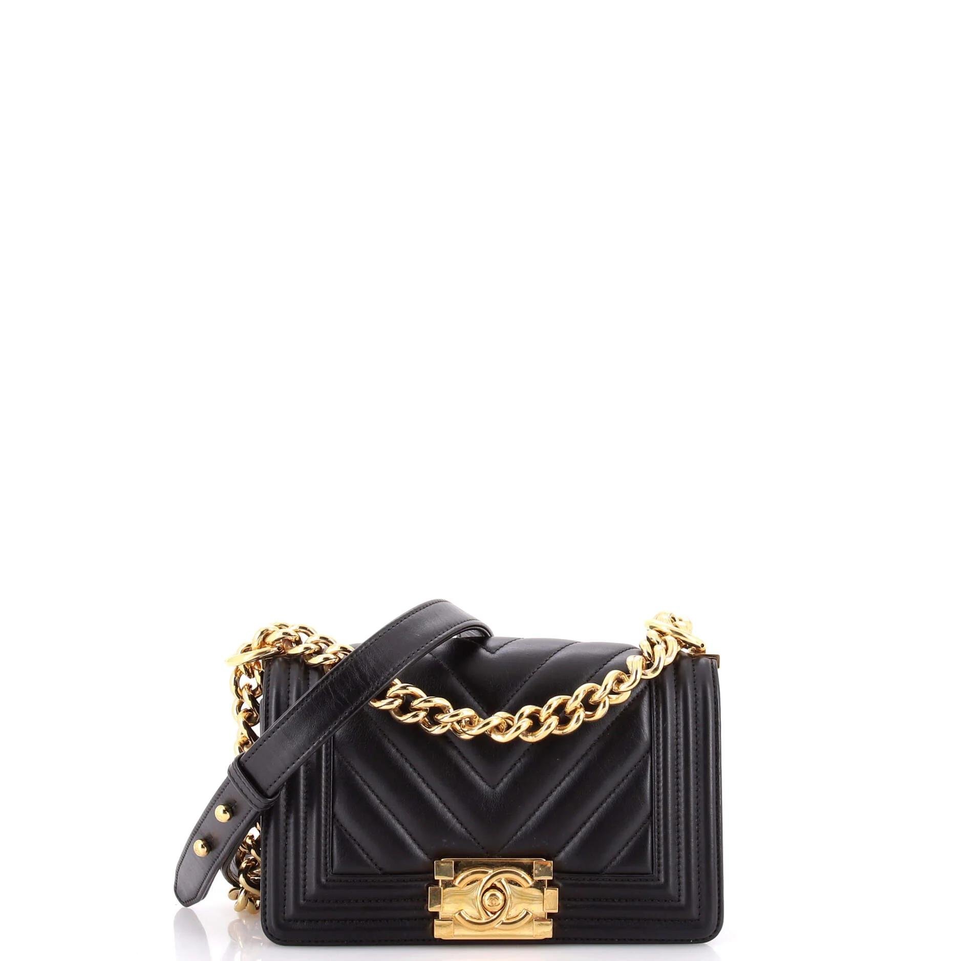 Boy leather crossbody bag