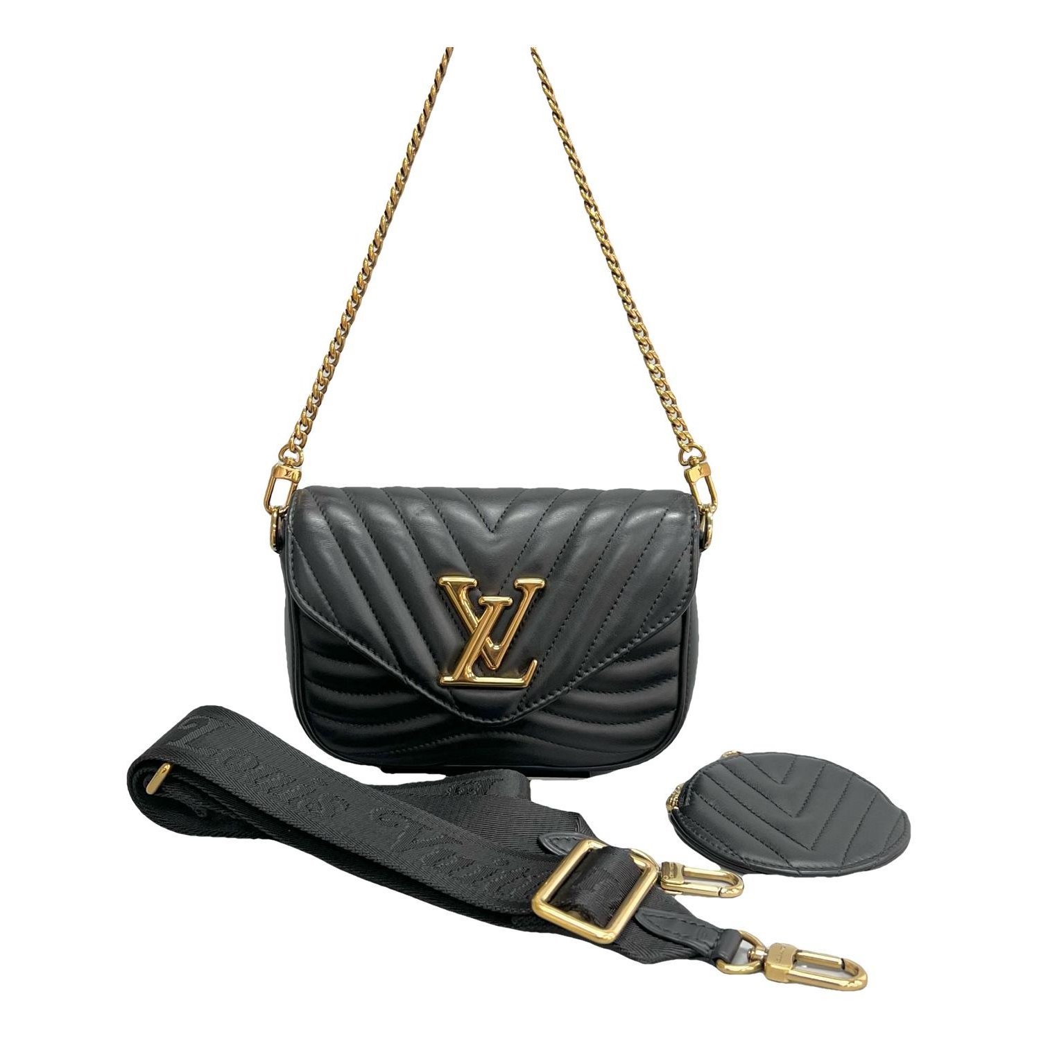 Multi-Pochette New Wave leather handbag