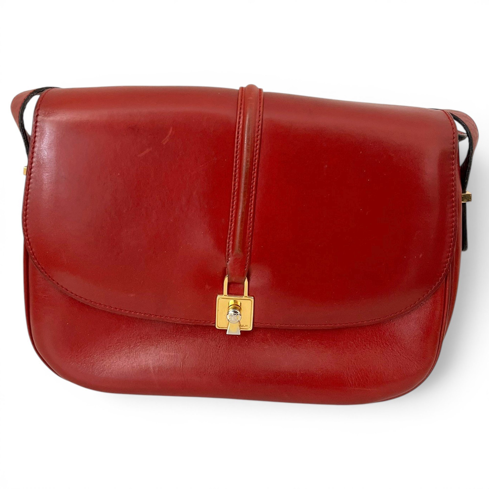 Classic leather crossbody bag