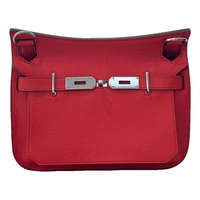 Hermes Jypsiere Handbag Bougainvillea Clemence Leather