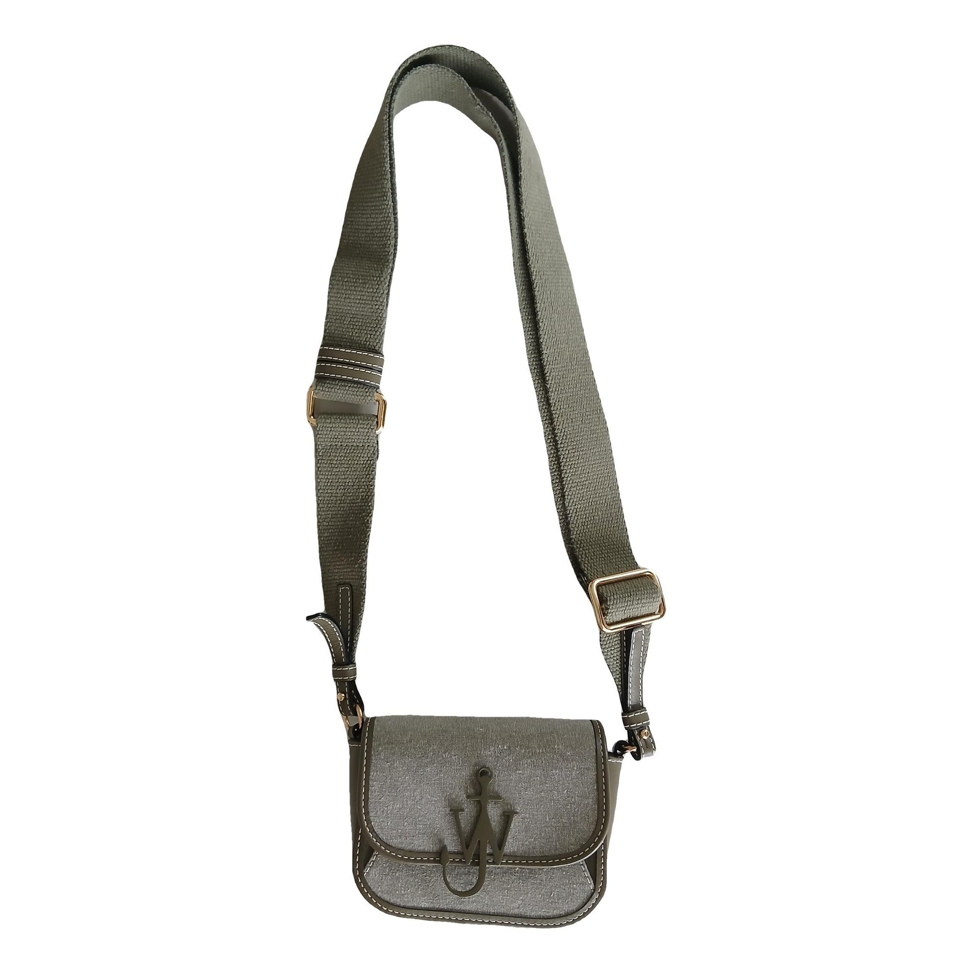 JW Anderson Logo leather crossbody bag