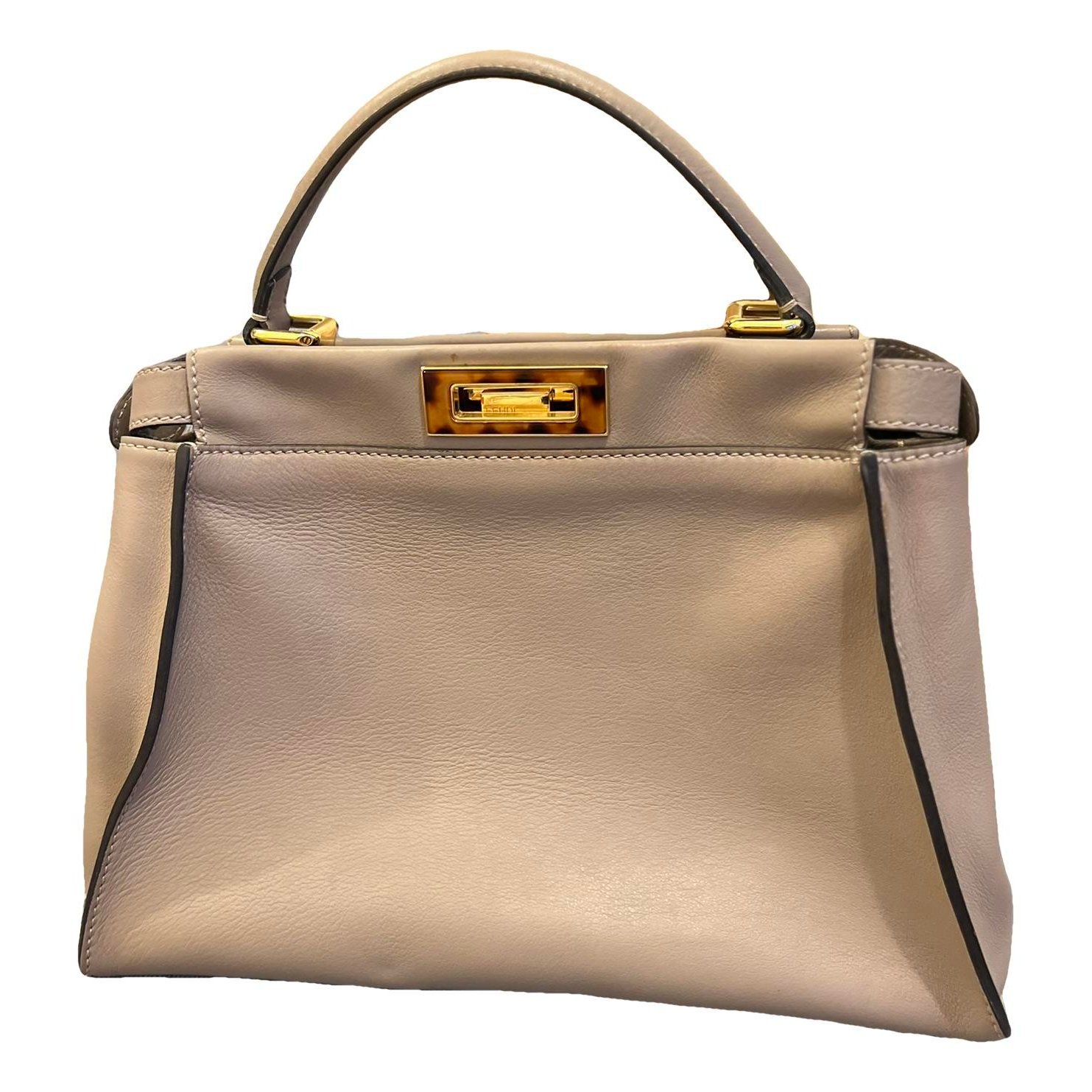 Peekaboo leather handbag