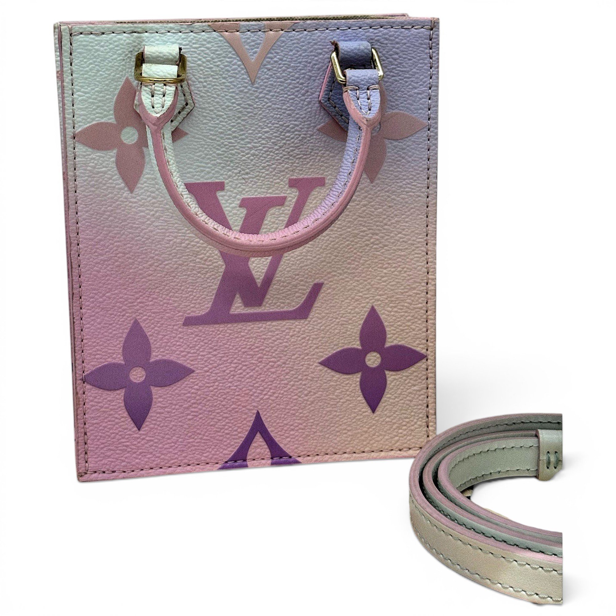 Shopping leather handbag