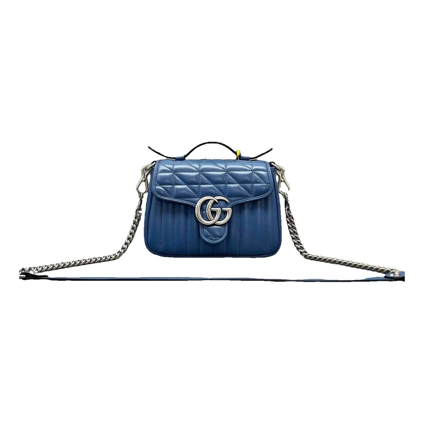 GG Marmont Flap leather handbag
