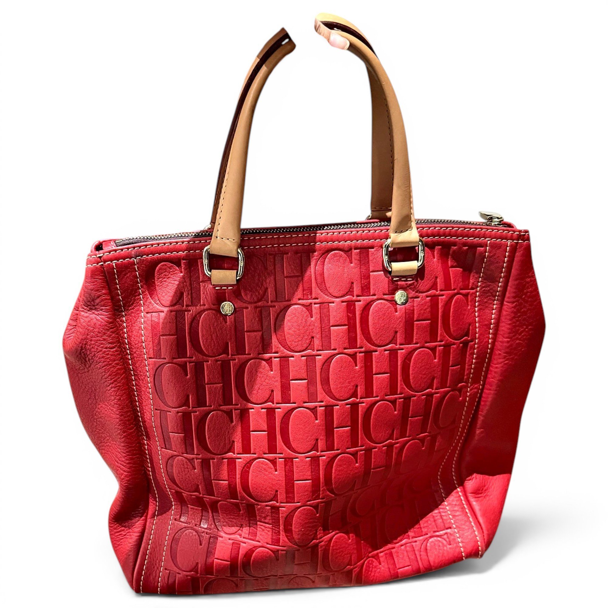 Carolina Herrera Leather tote