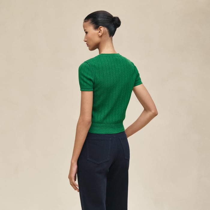 Vert Cabane Short-sleeve Sweater