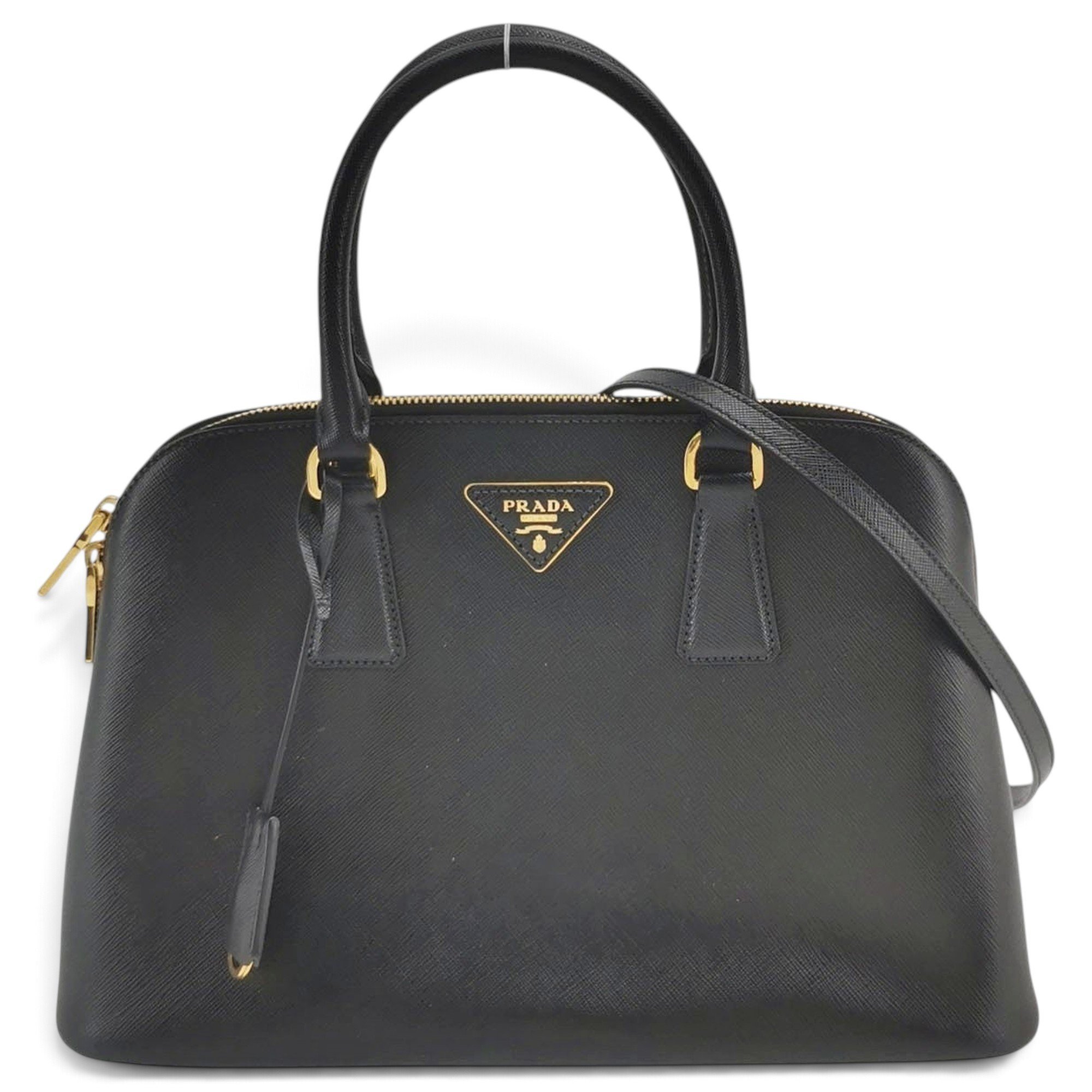 Promenade leather handbag