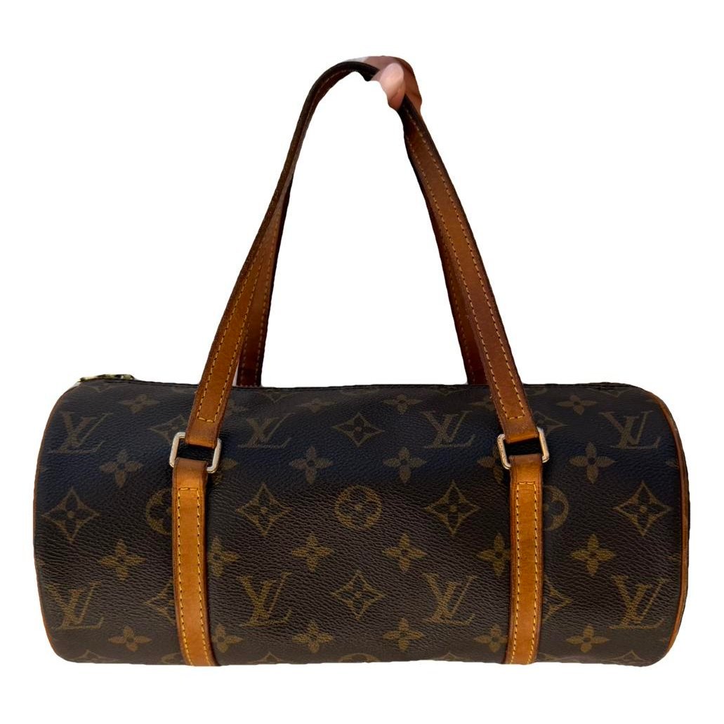 Papillon patent leather handbag