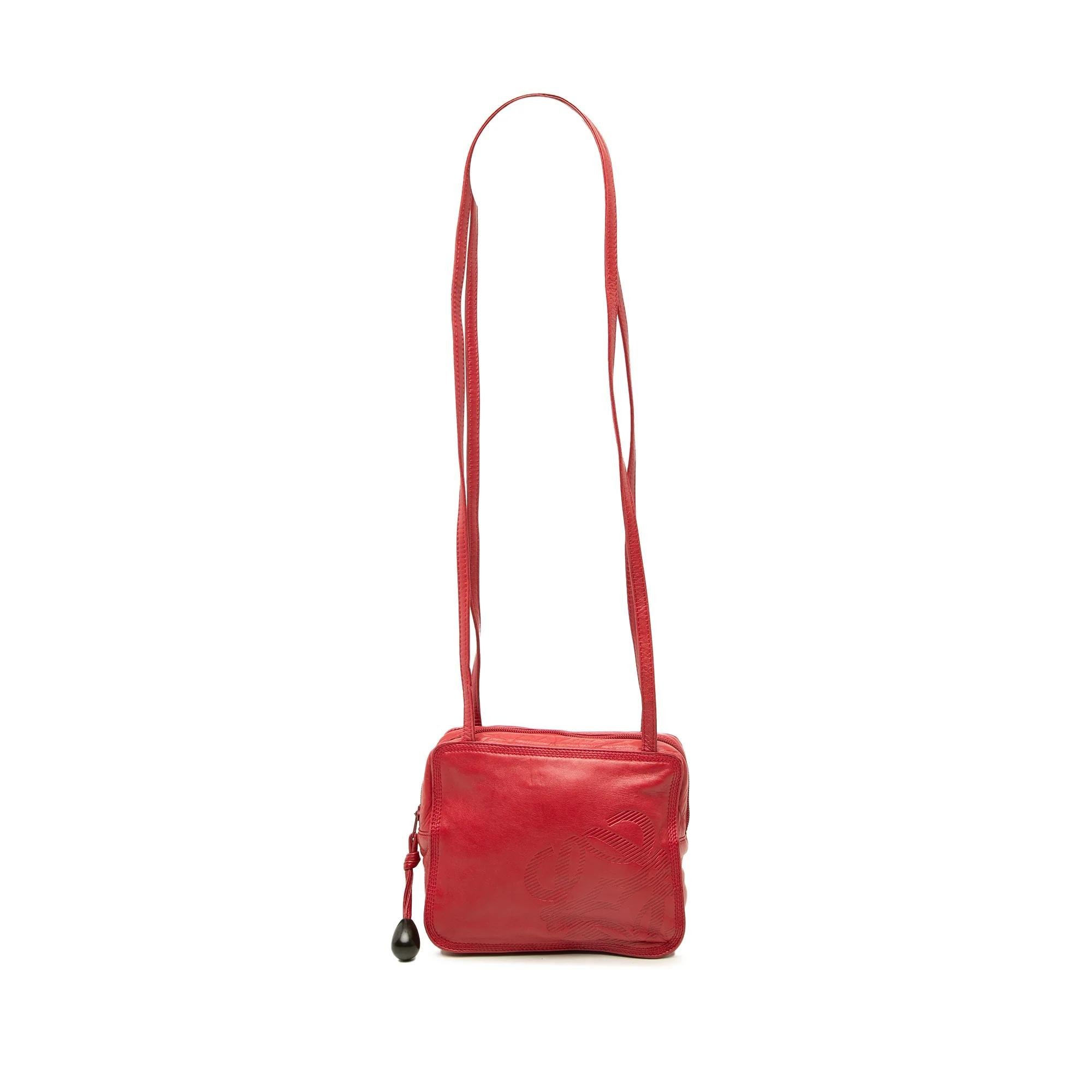 Anagram leather handbag
