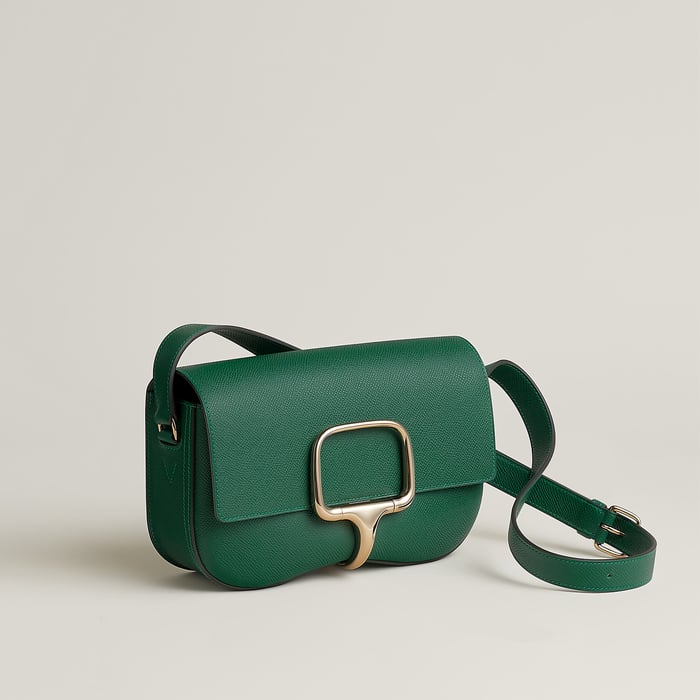 Vert Moyen Hermès Della Cavalleria Elan Bag