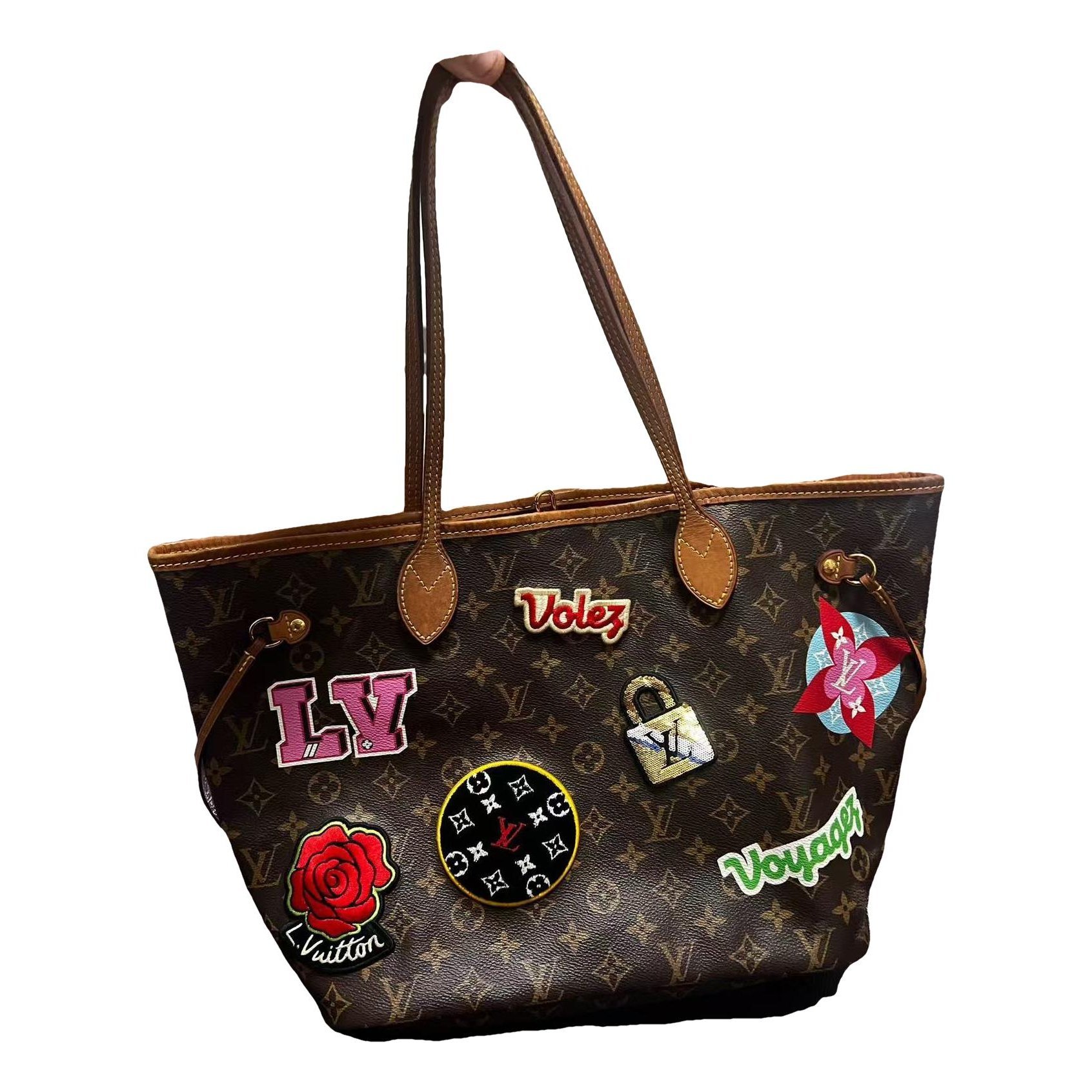 Neverfull leather handbag