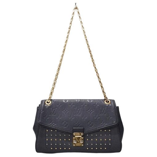 Leather clutch bag