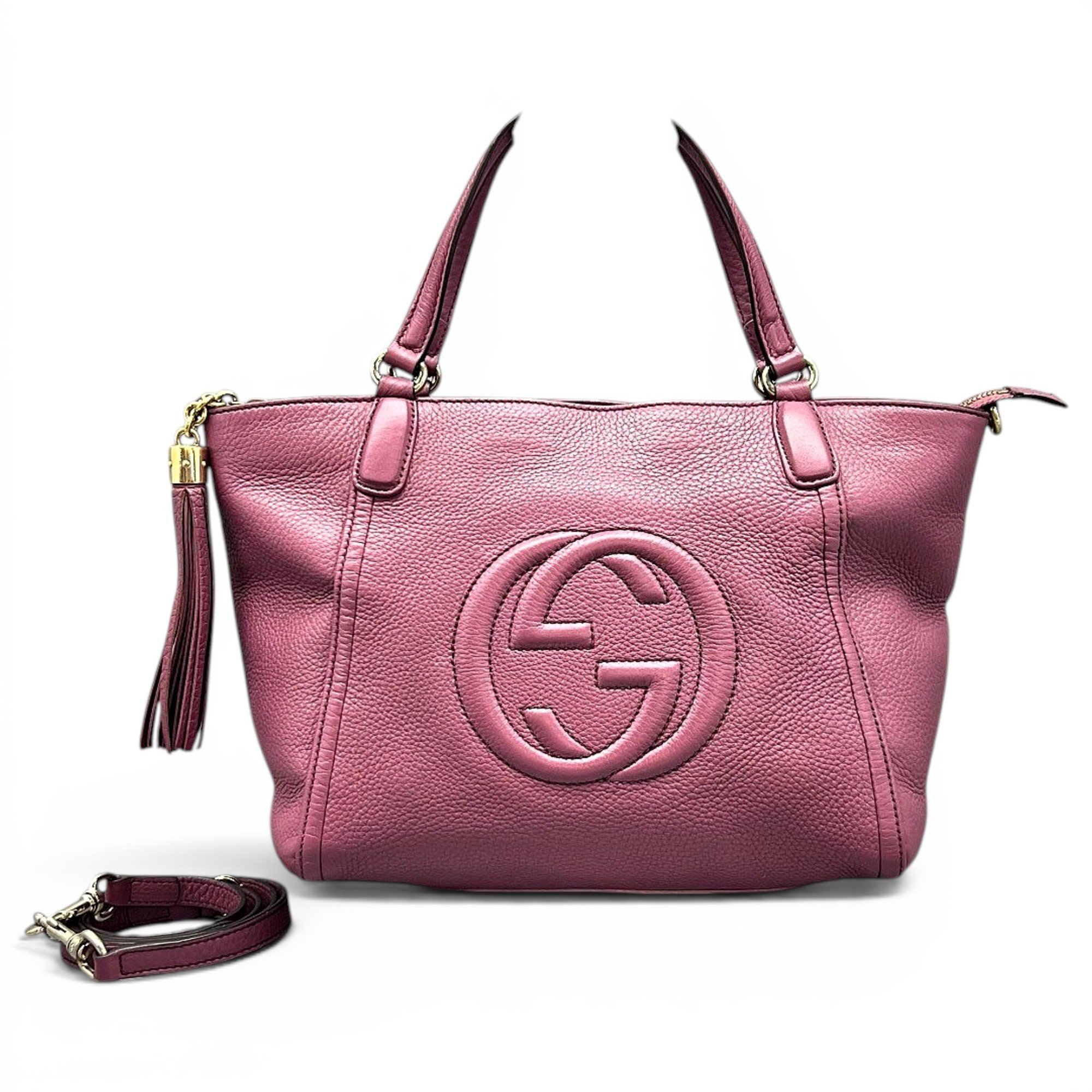 Leather handbag