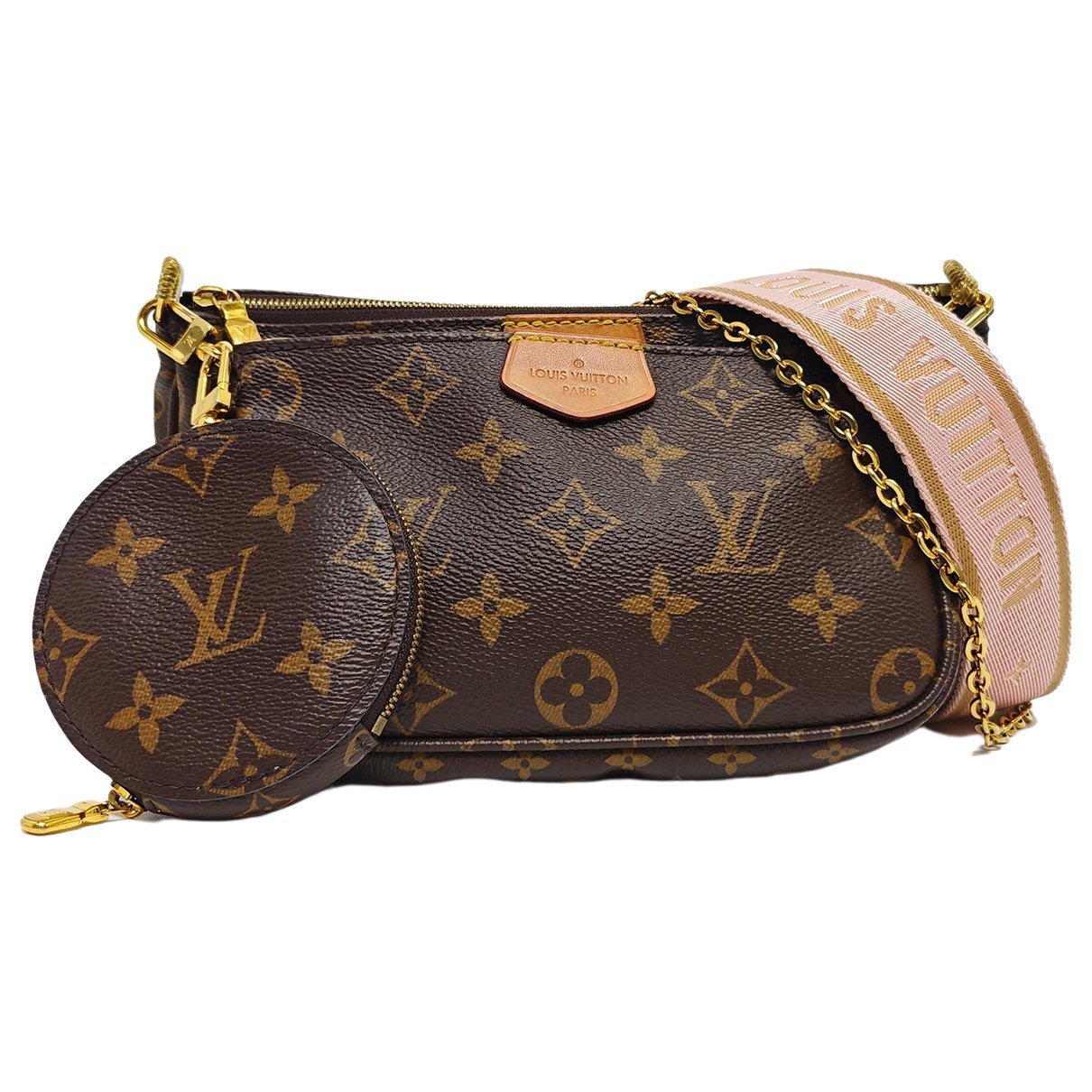 Maxi Multi Pochette Accessoires leather crossbody bag