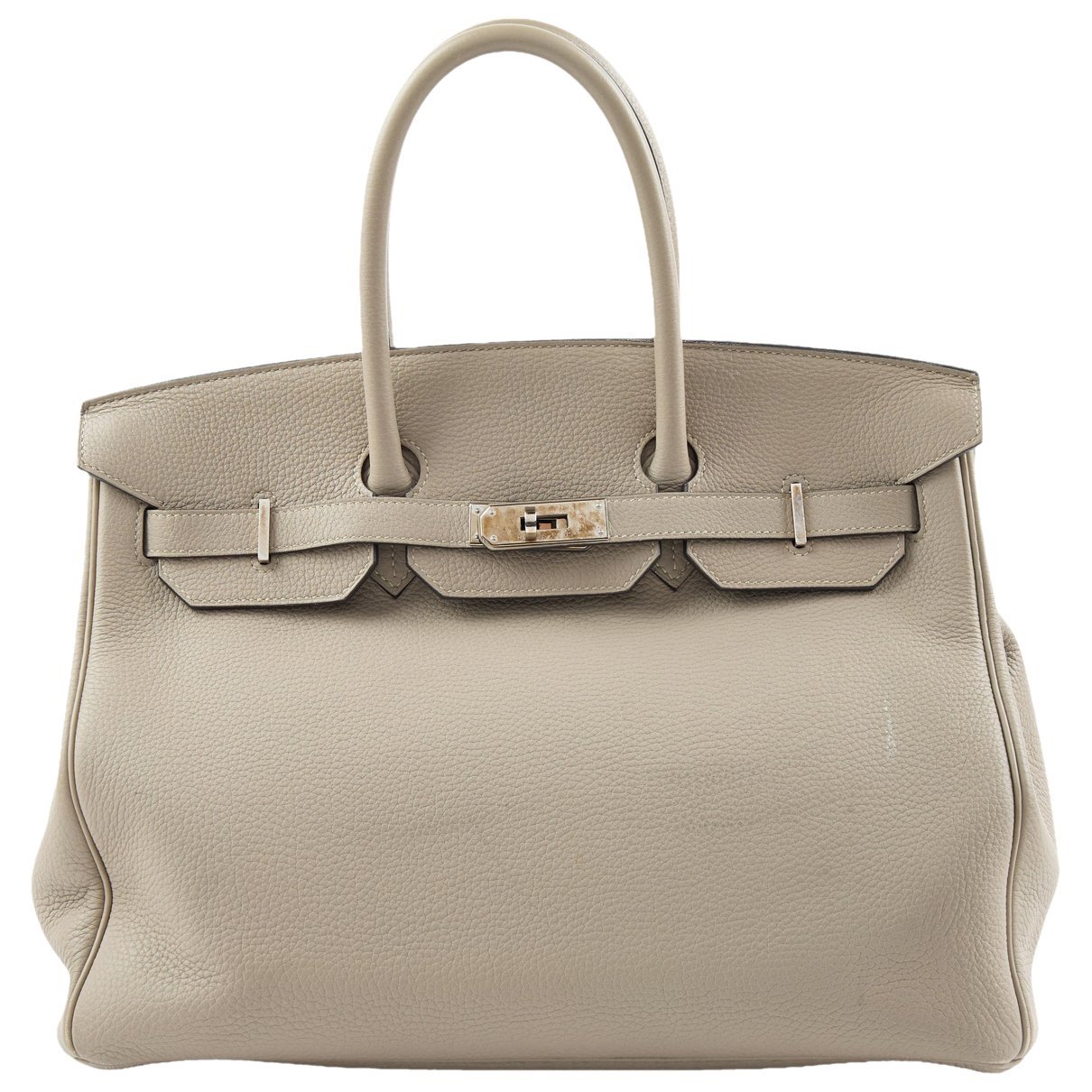 Birkin 35 leather handbag