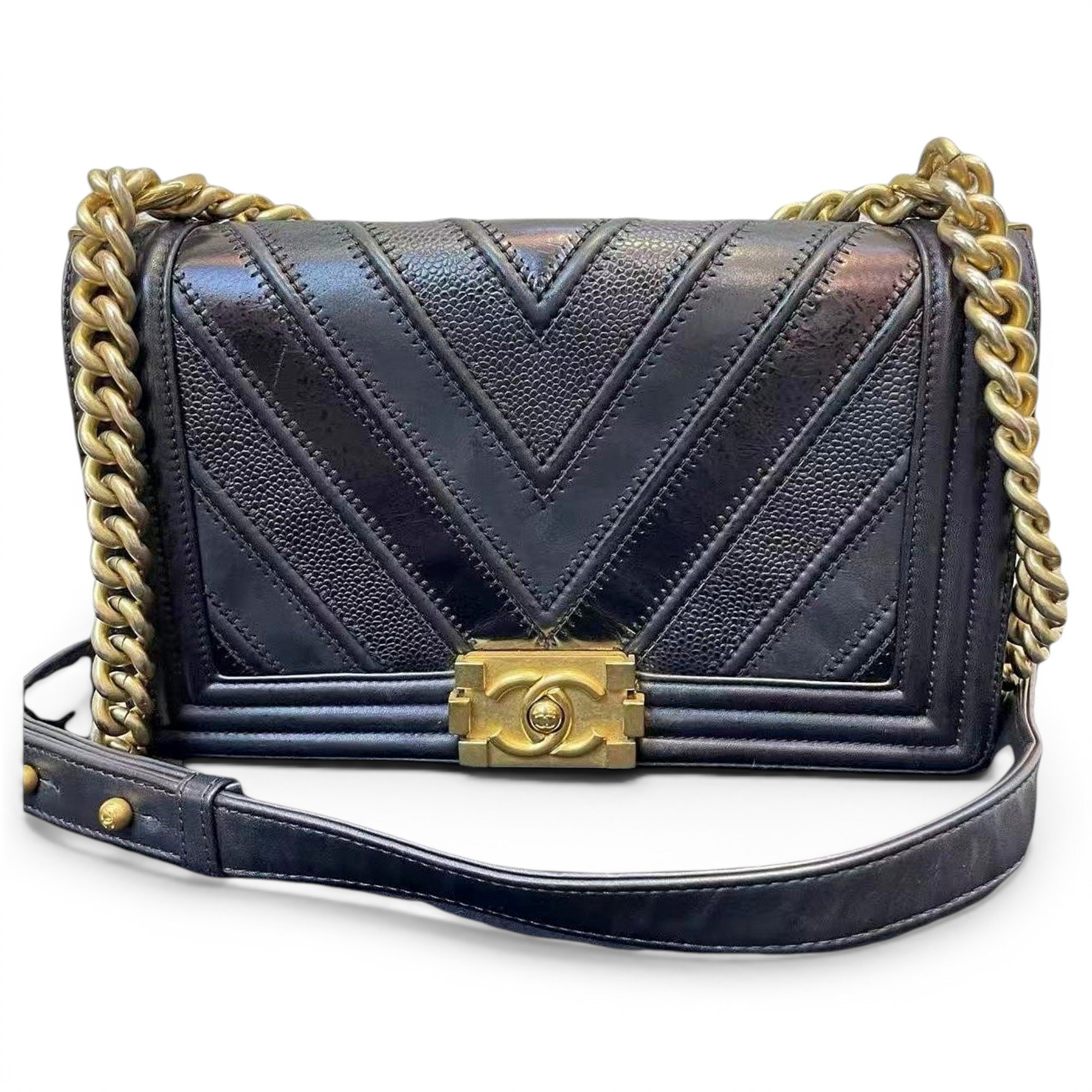 Boy leather handbag
