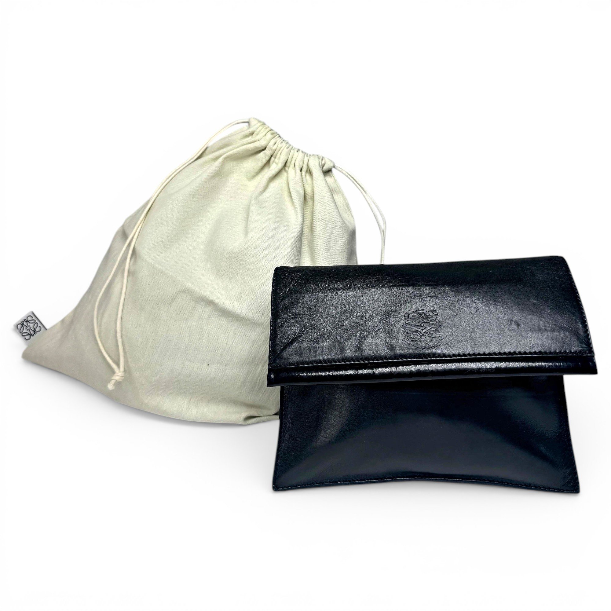 Anagram leather mini bag