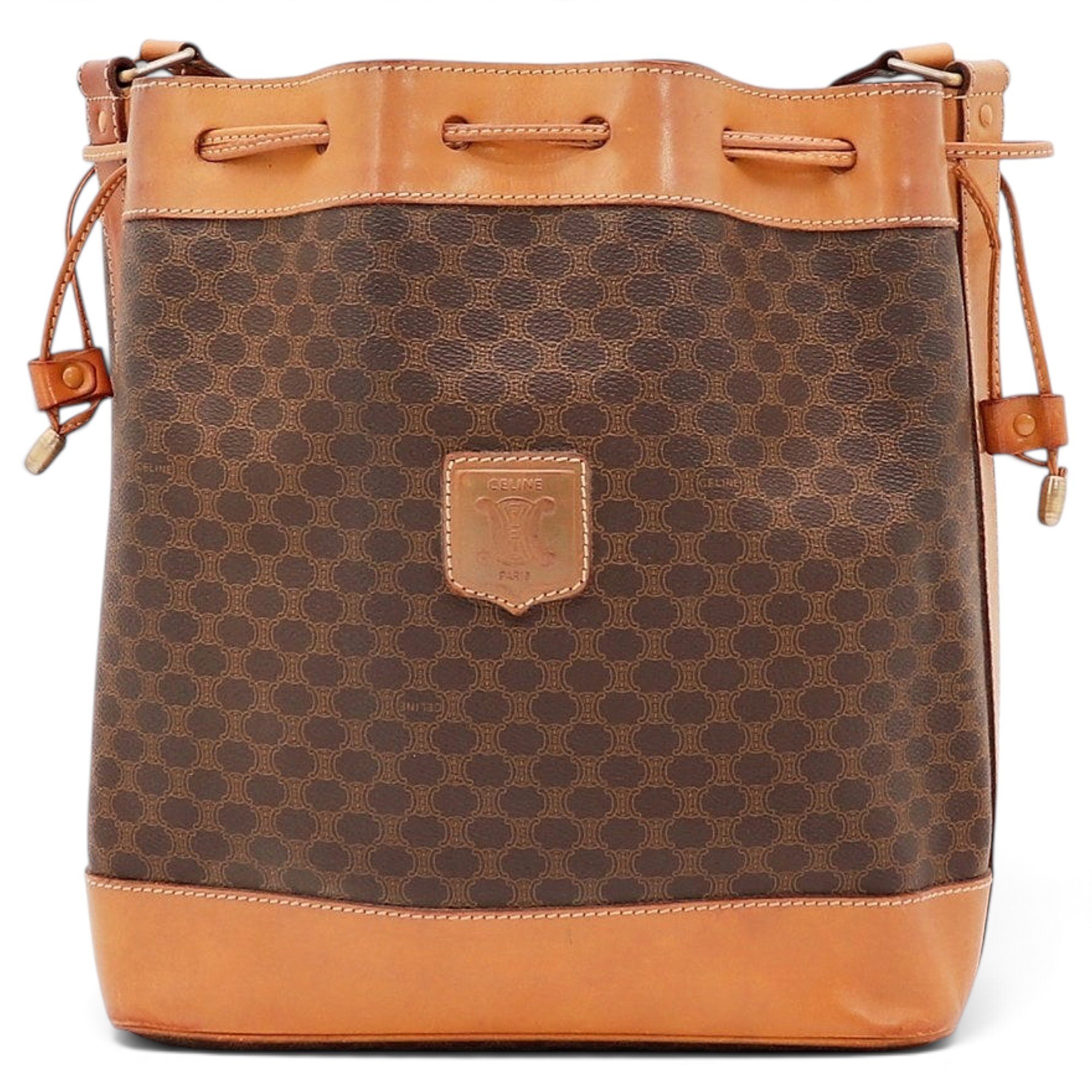Triomphe leather handbag