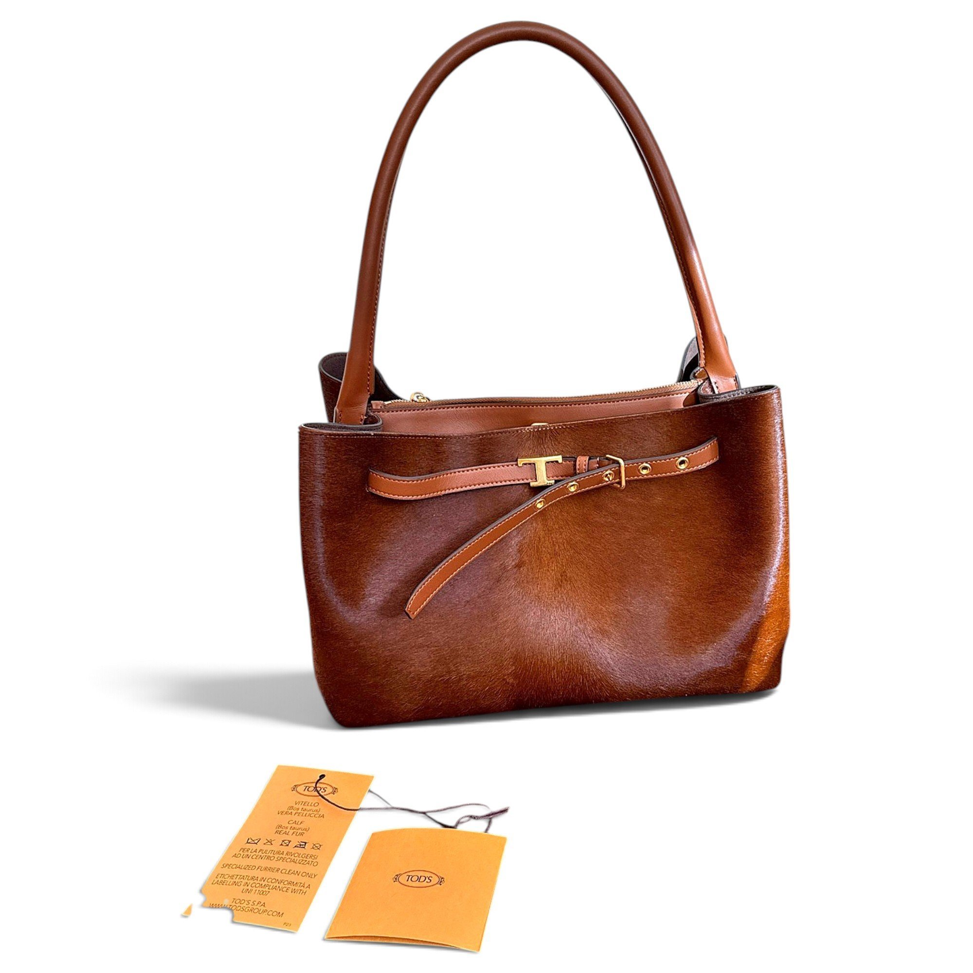 Pony-style calfskin handbag