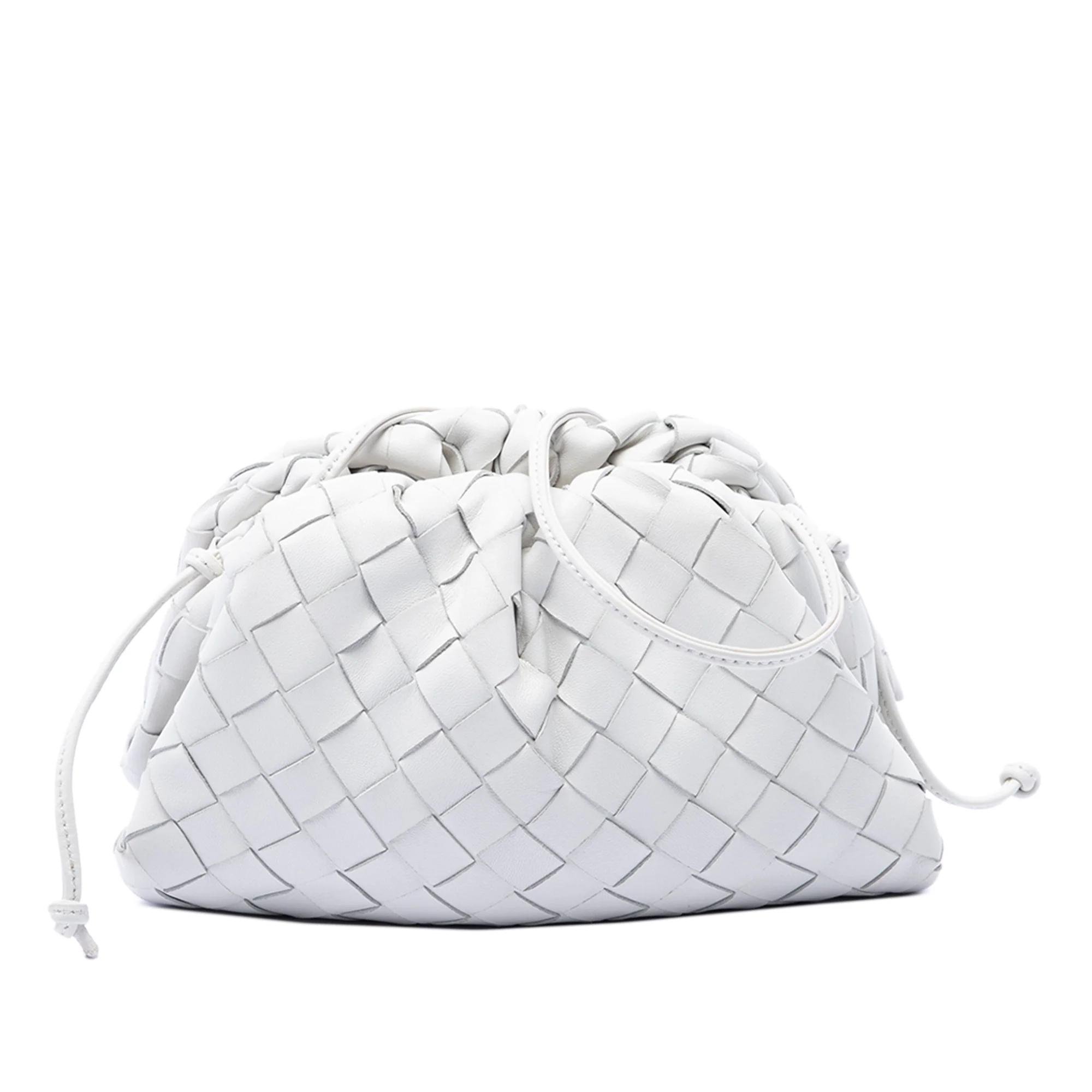 Pouch leather handbag