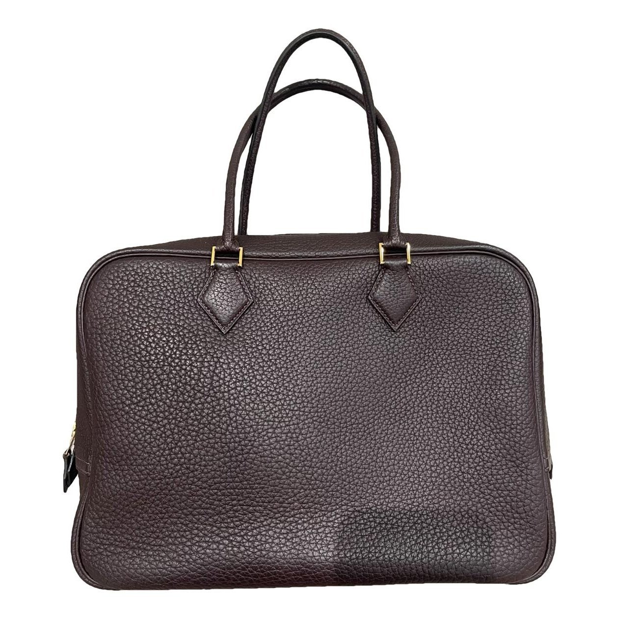 Plume leather handbag