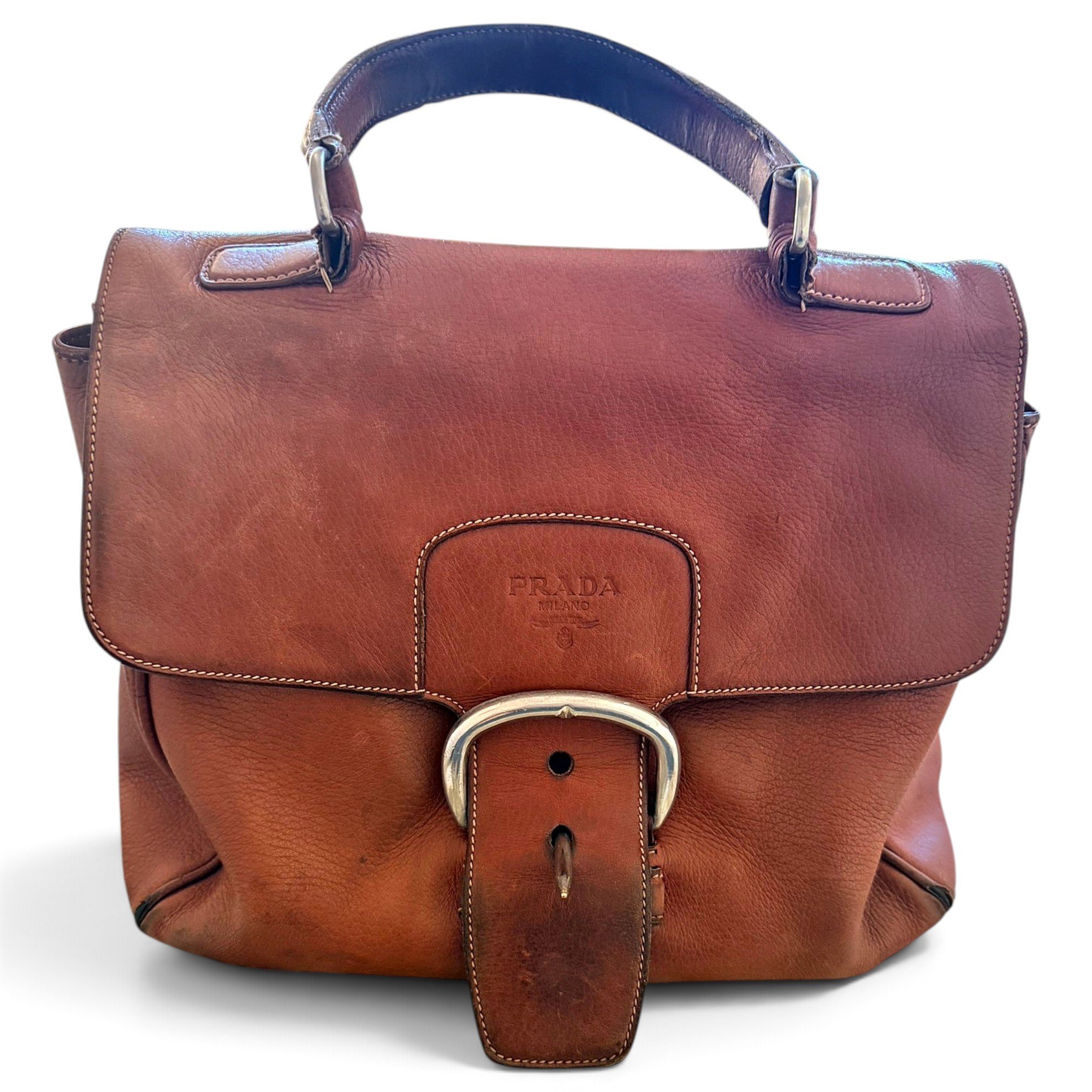 Leather handbag