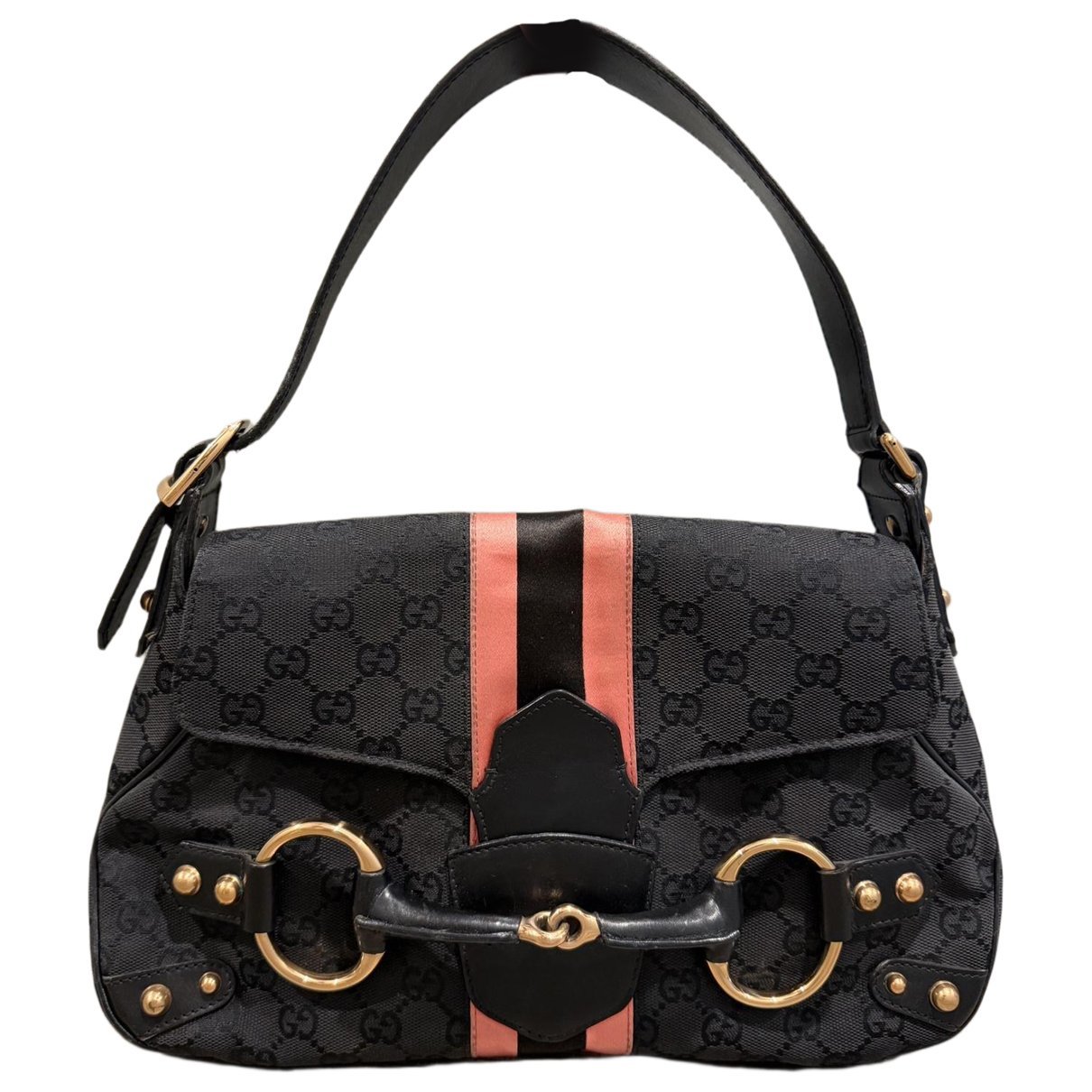 Horsebit Chain cloth handbag