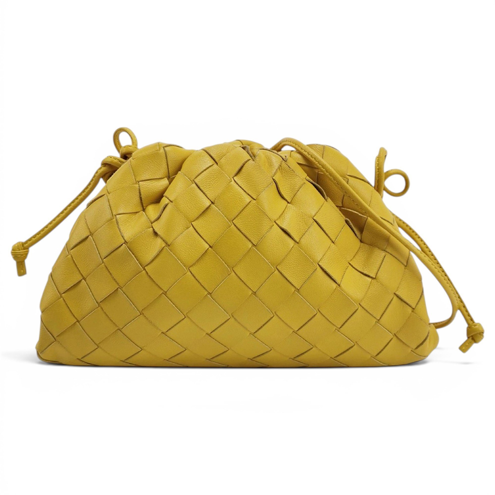Pouch leather handbag