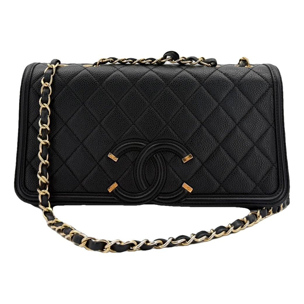 CC Filigree leather crossbody bag