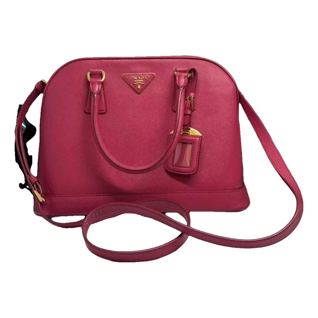 Promenade leather handbag