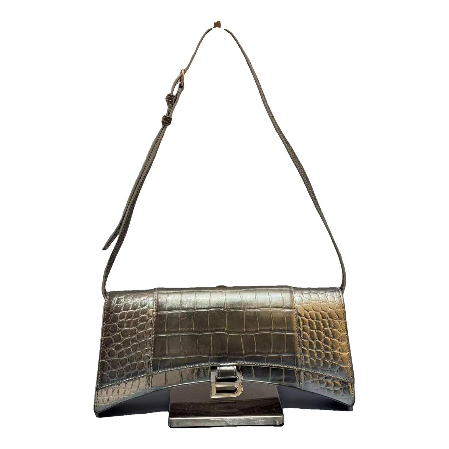 Balenciaga Hourglass leather crossbody bag