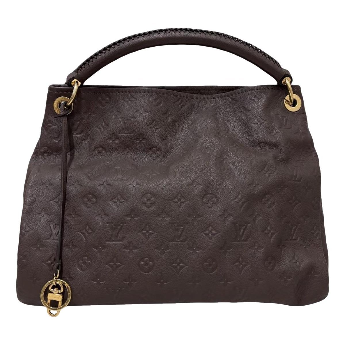Artsy leather handbag