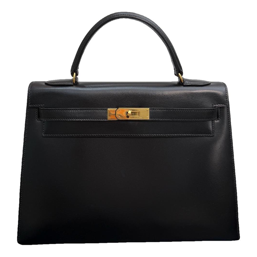 Kelly 32 leather handbag