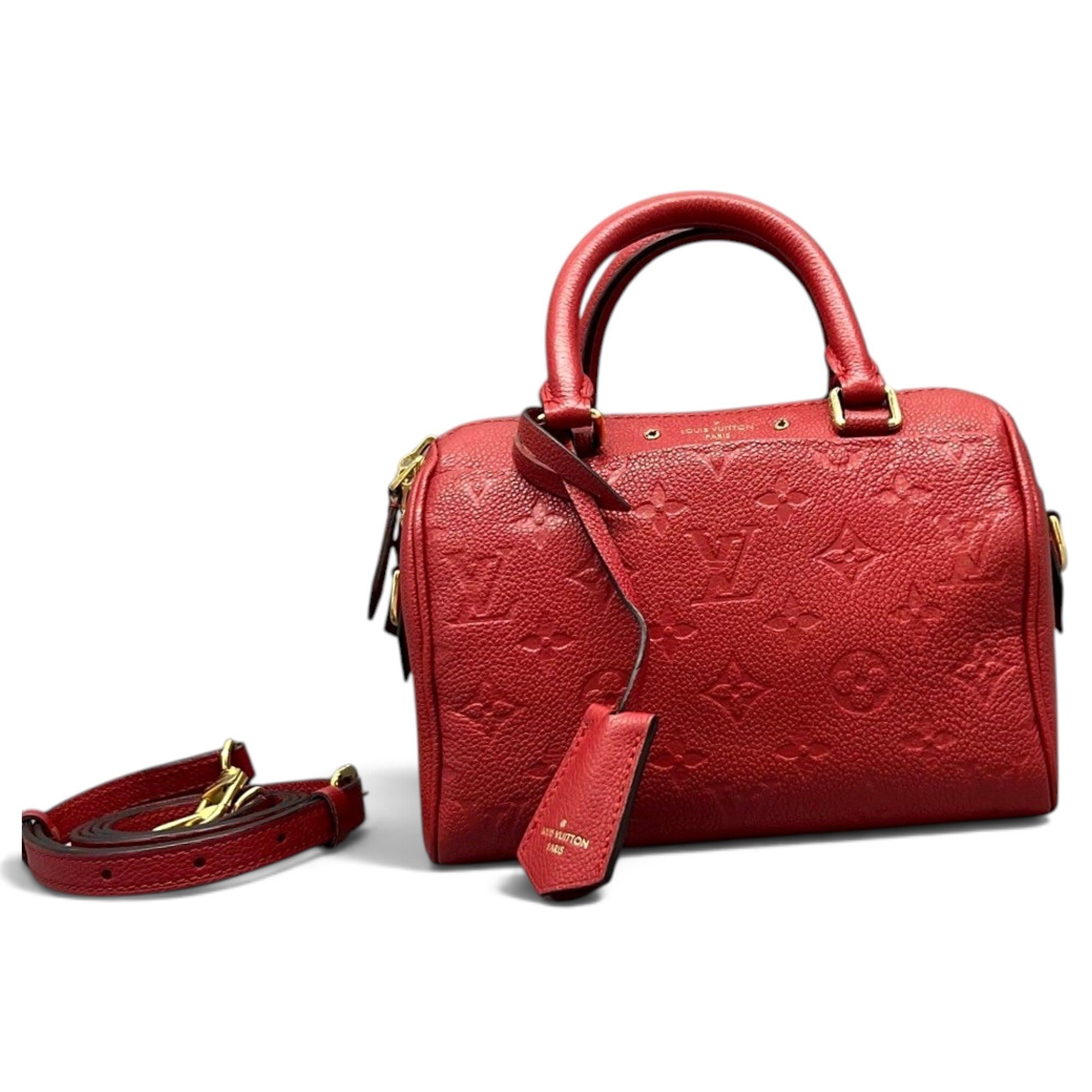 Louis Vuitton Nano Speedy / Mini HL leather handbag