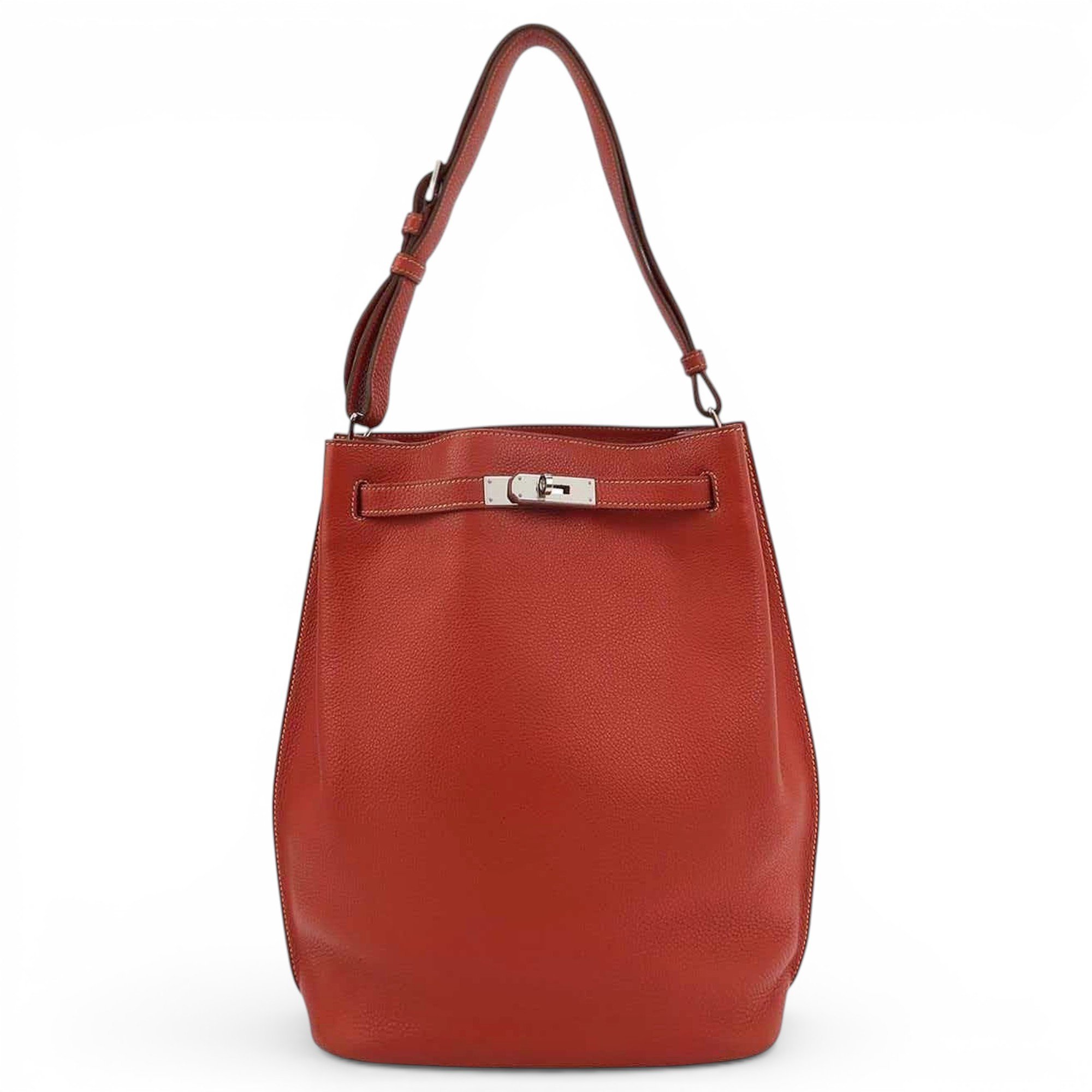 So Kelly leather handbag