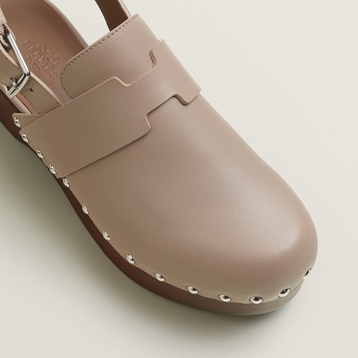 Beige Mastic Hermione Mule