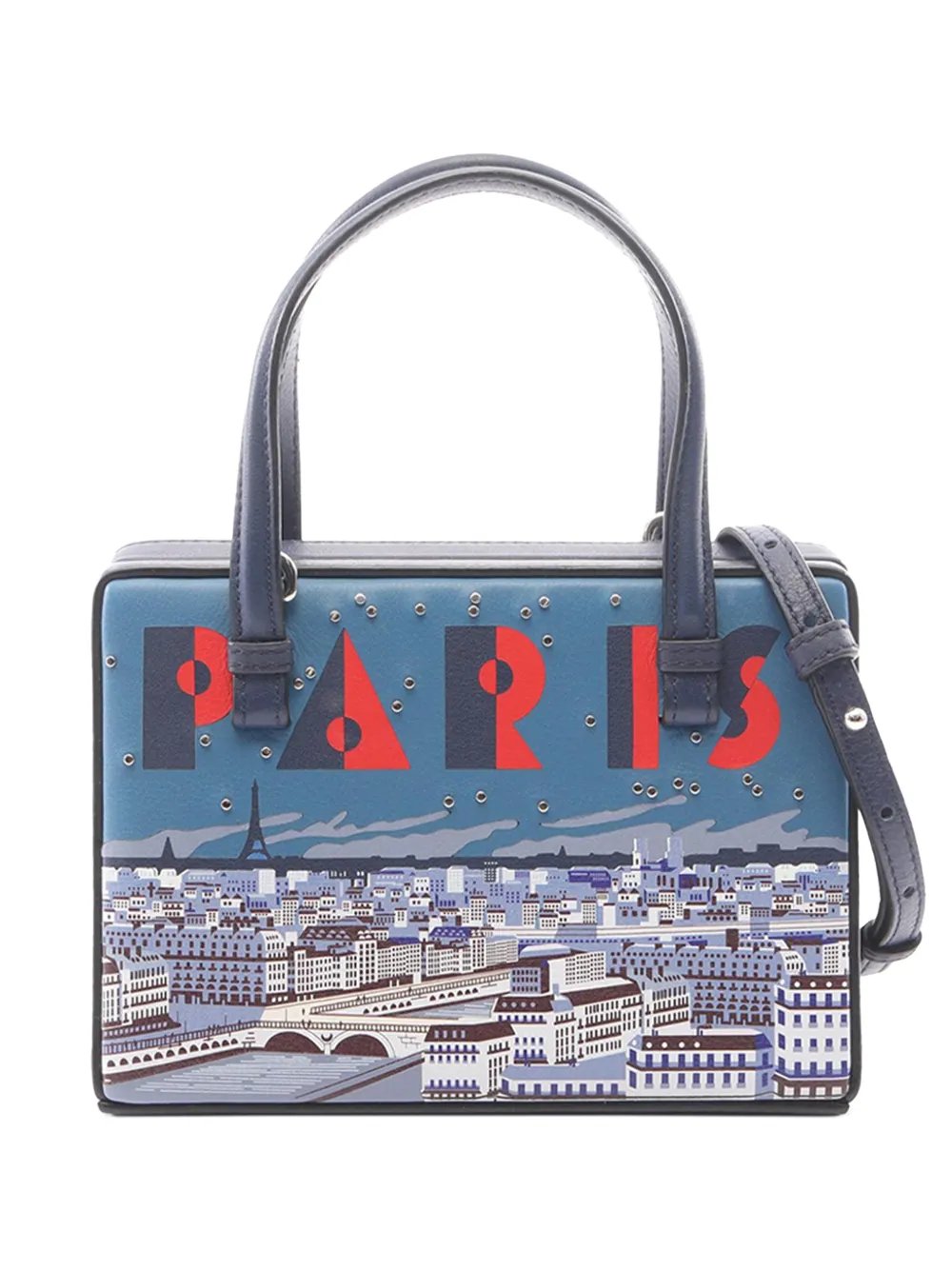 2010-2026 Small Leather Paris Postal Top Handle Bag satchel