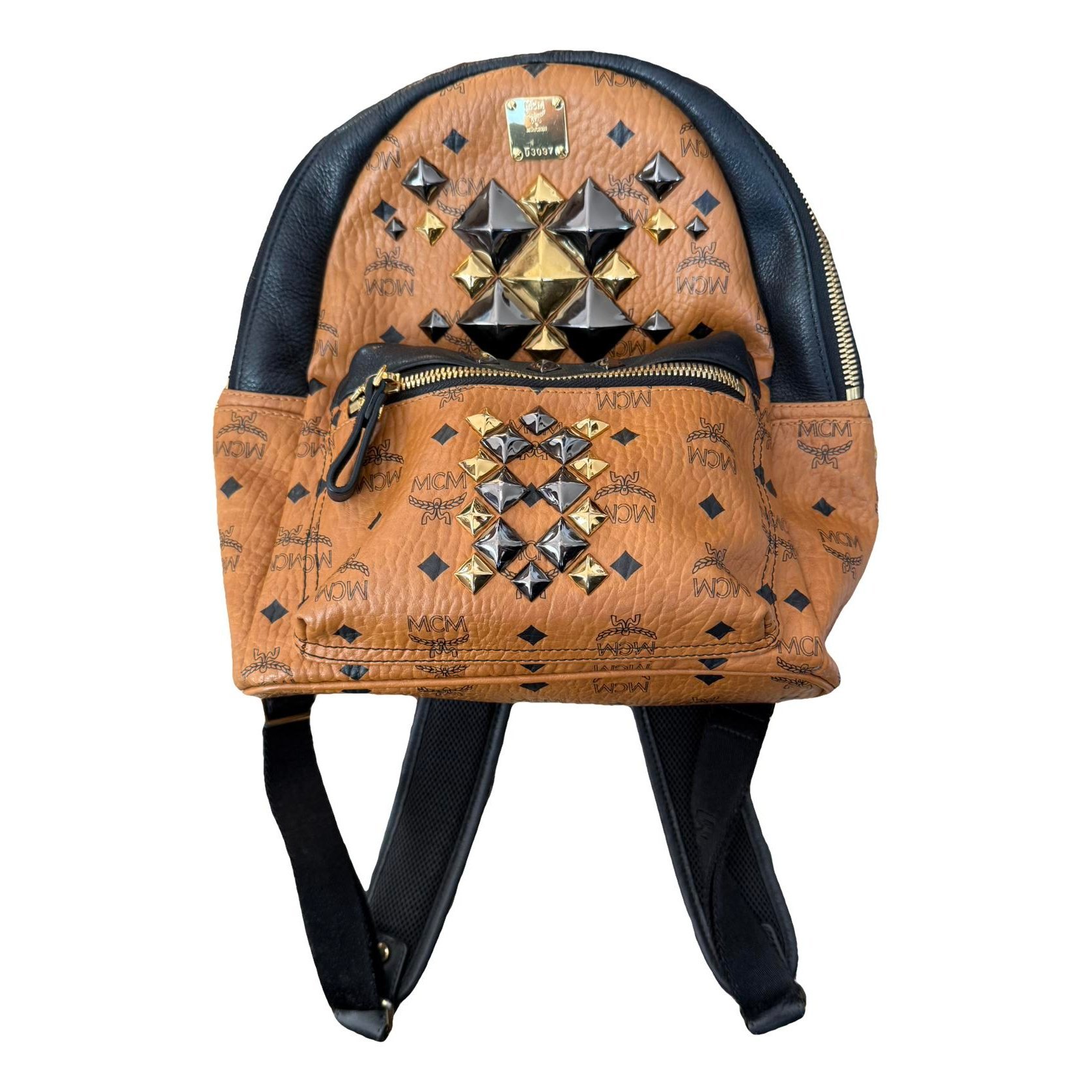 Stark leather backpack