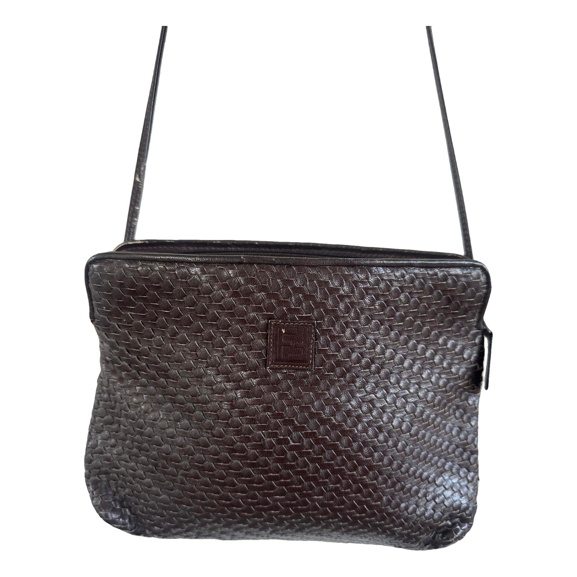 Mamma Baguette leather crossbody bag