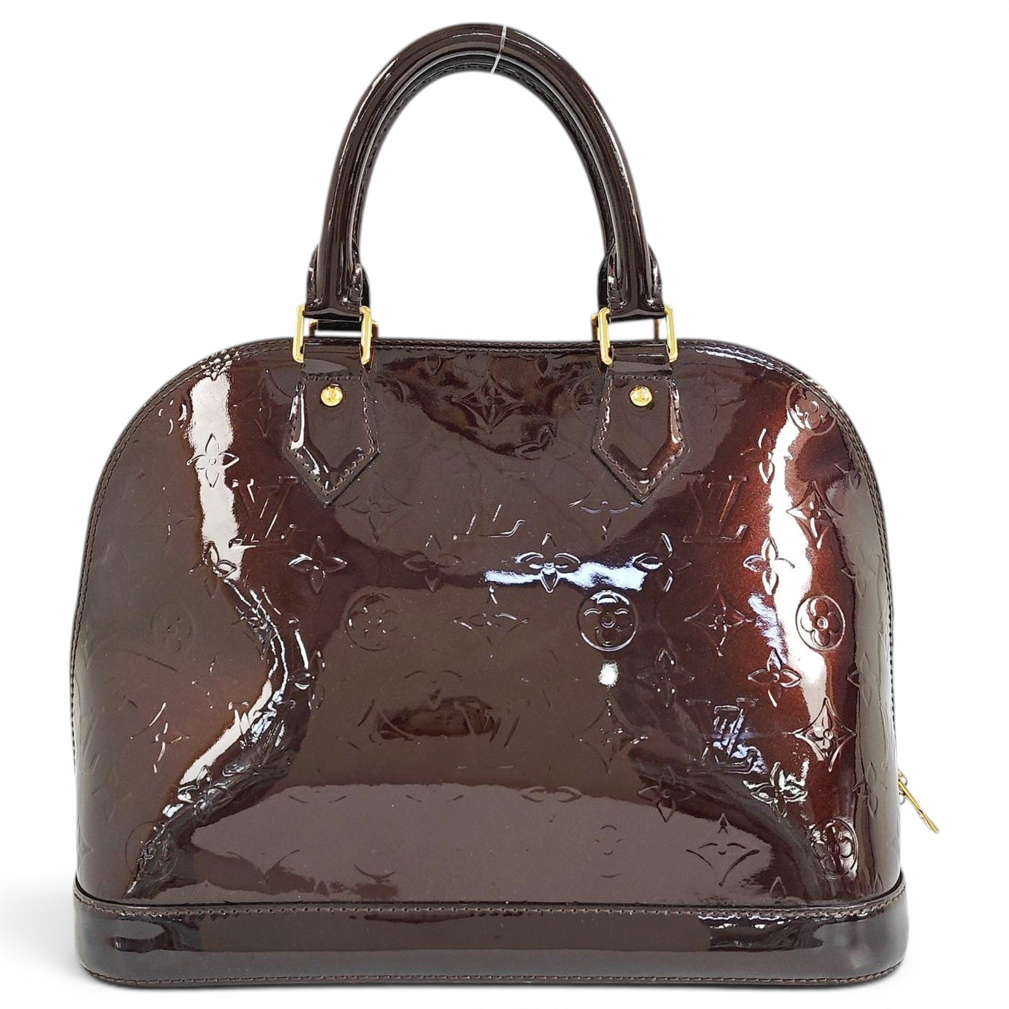 Alma patent leather handbag