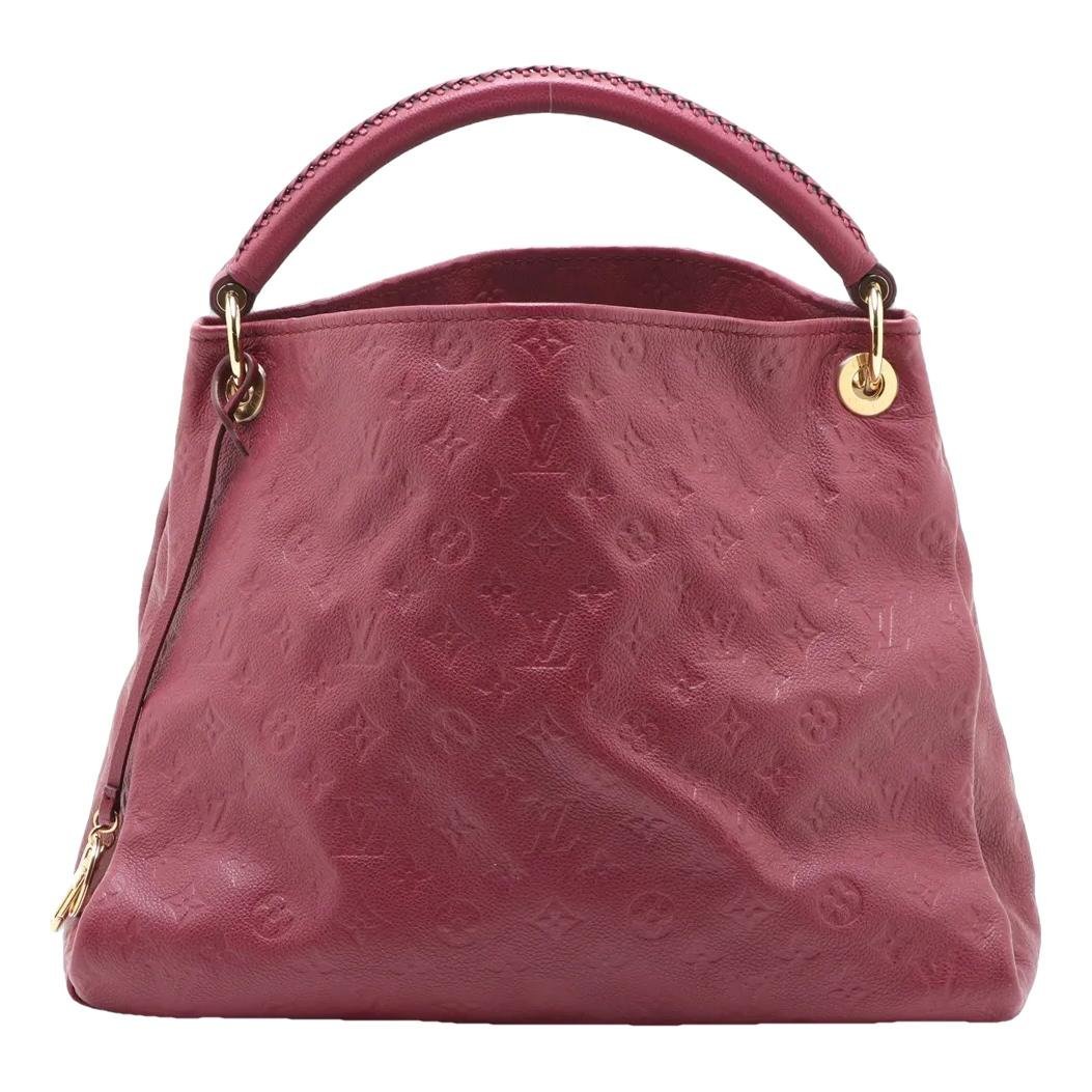 Artsy leather handbag