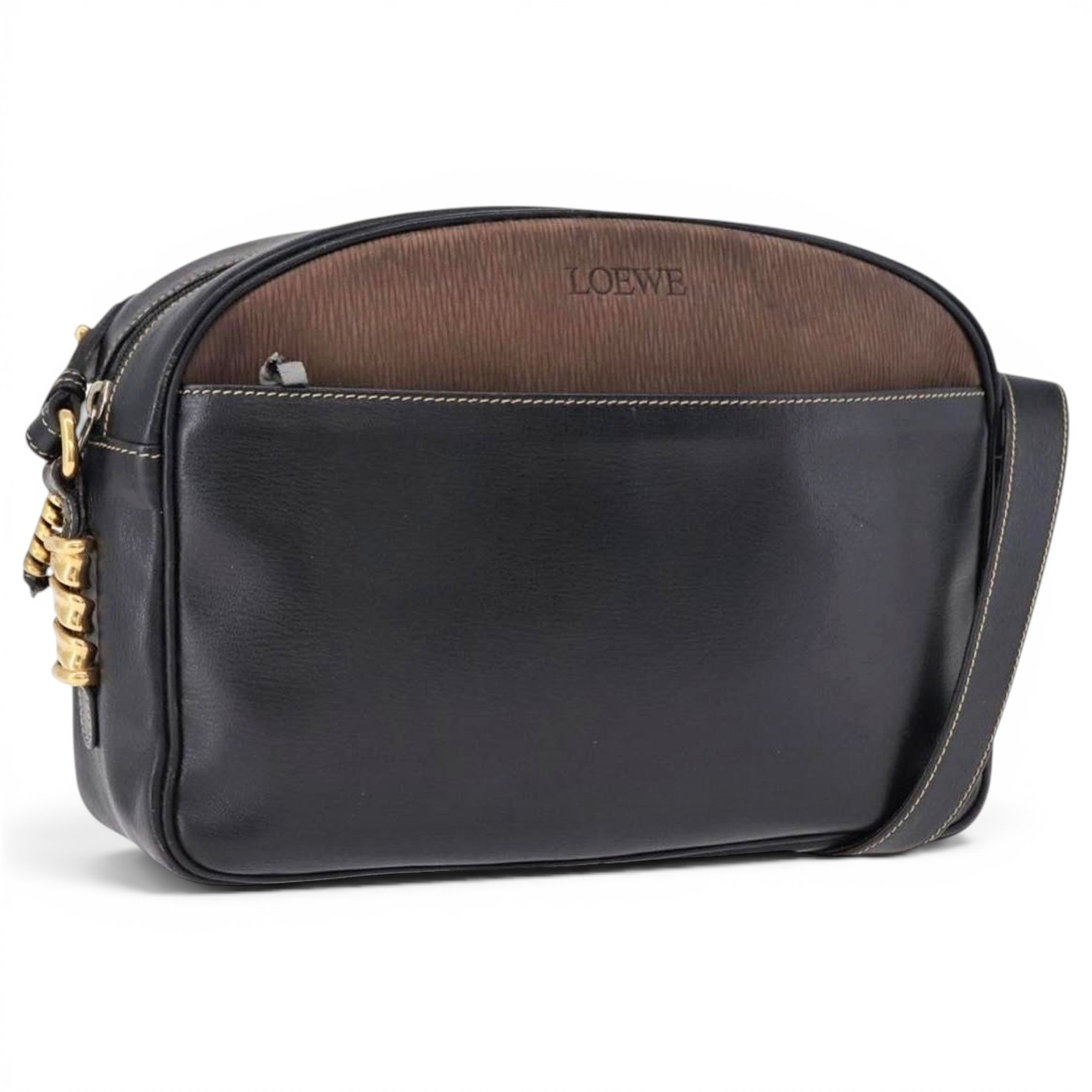 Leather handbag