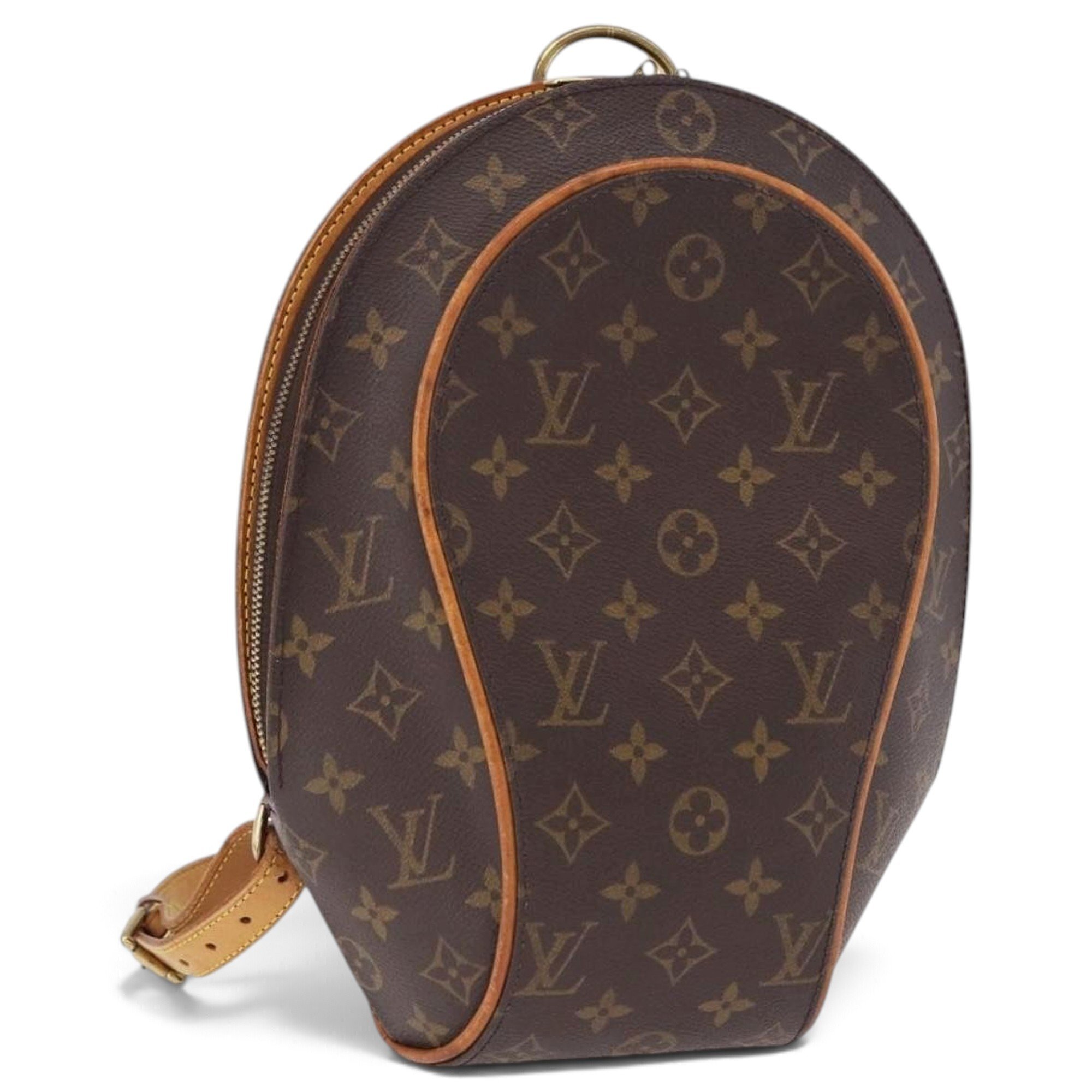 Ellipse leather backpack