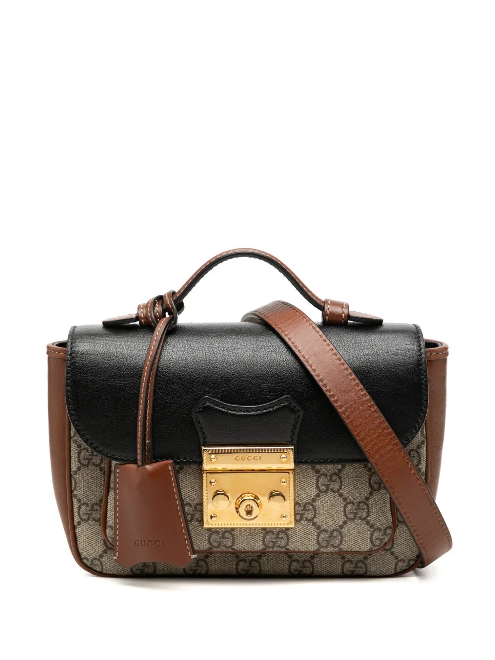 2000-2015 Mini GG Supreme and Calfskin Padlock Flap Pocket satchel