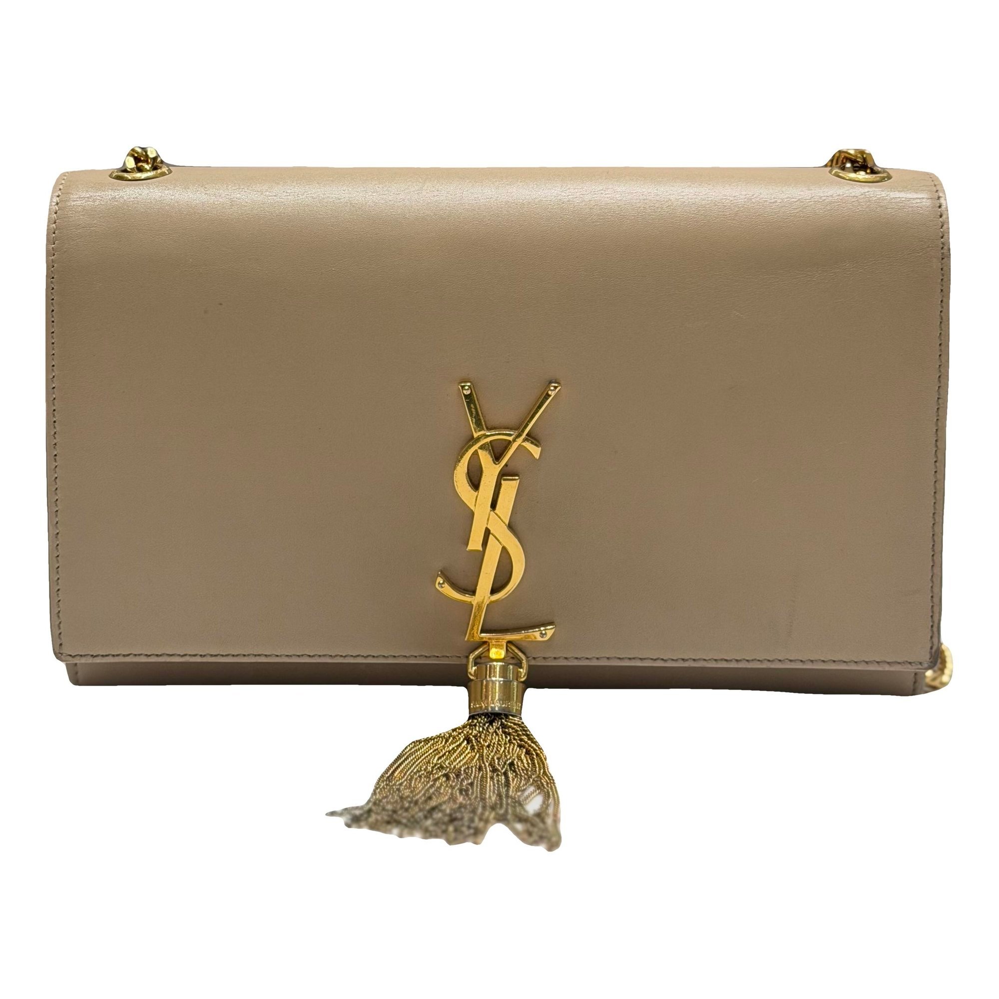 Pompom Kate leather handbag