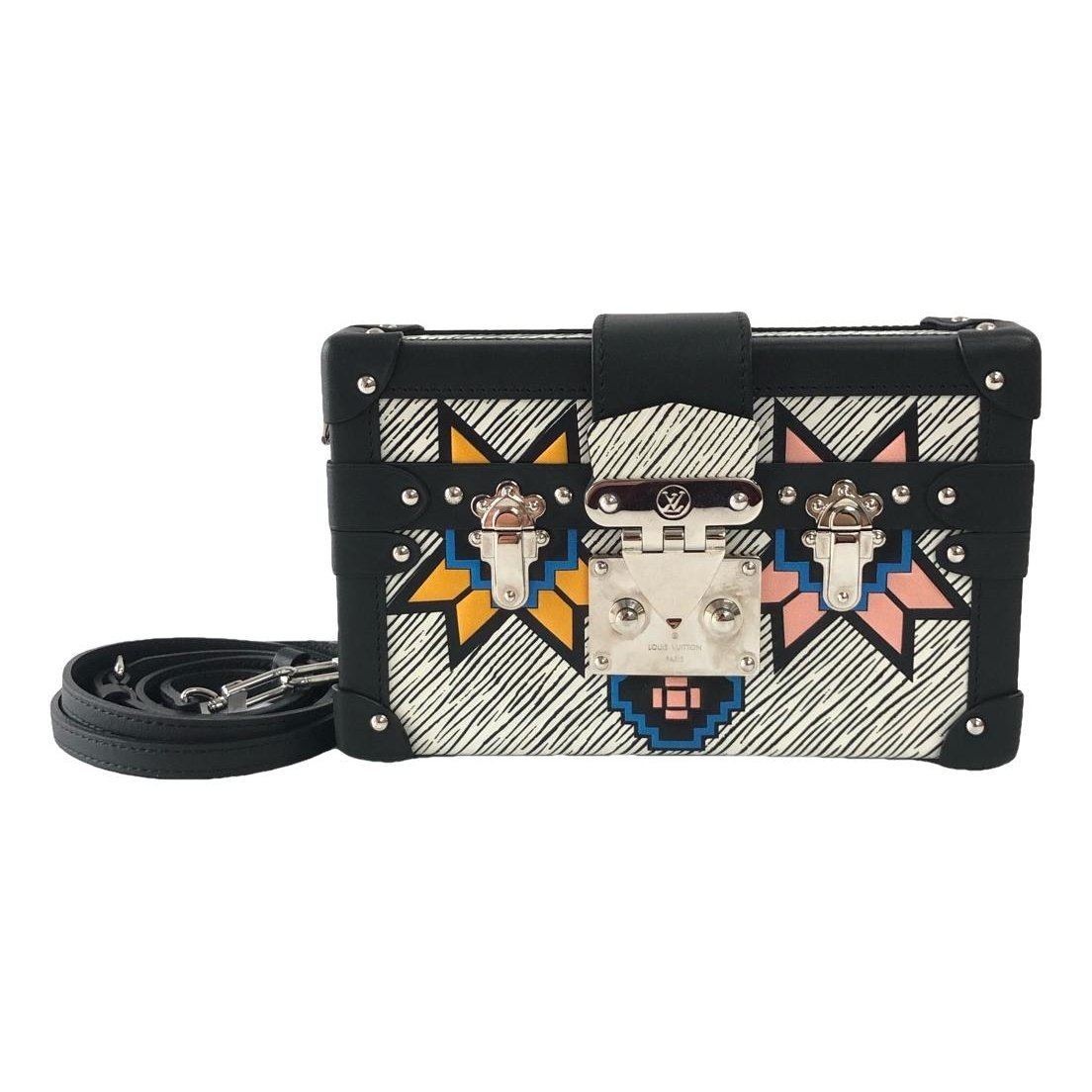 Petite Malle leather handbag