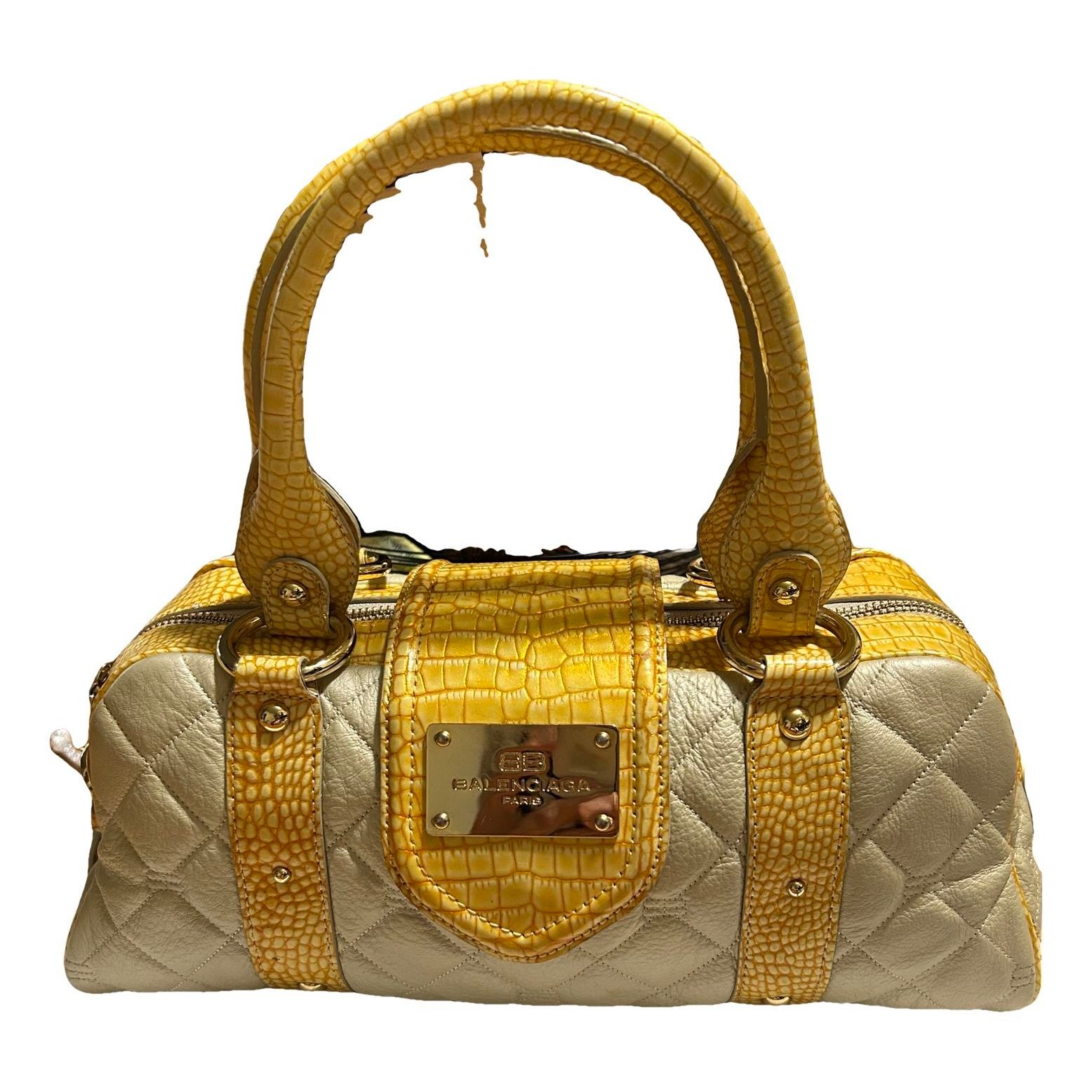 Leather satchel