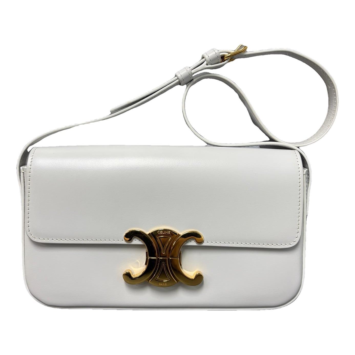 Triomphe Long leather handbag