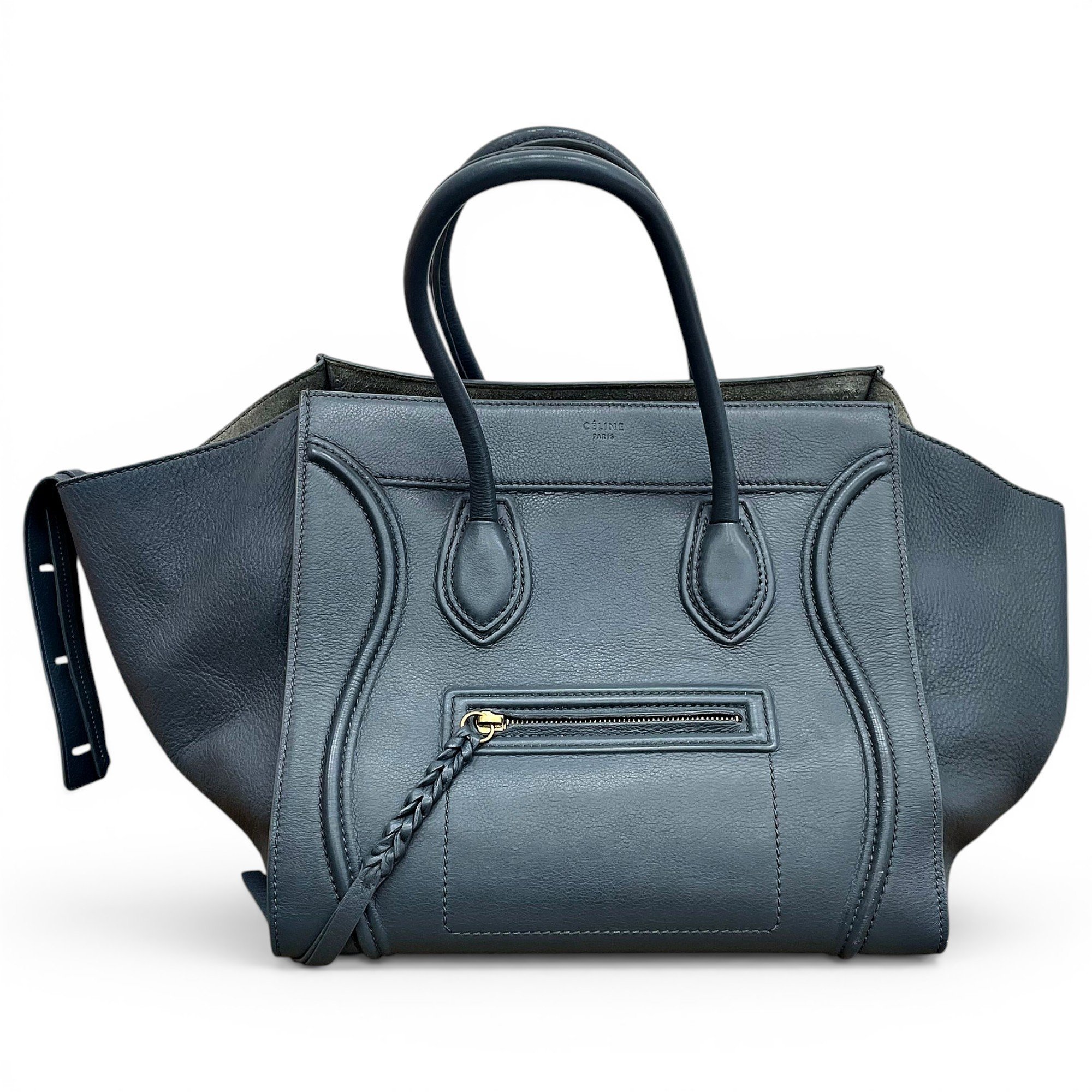 Luggage leather handbag