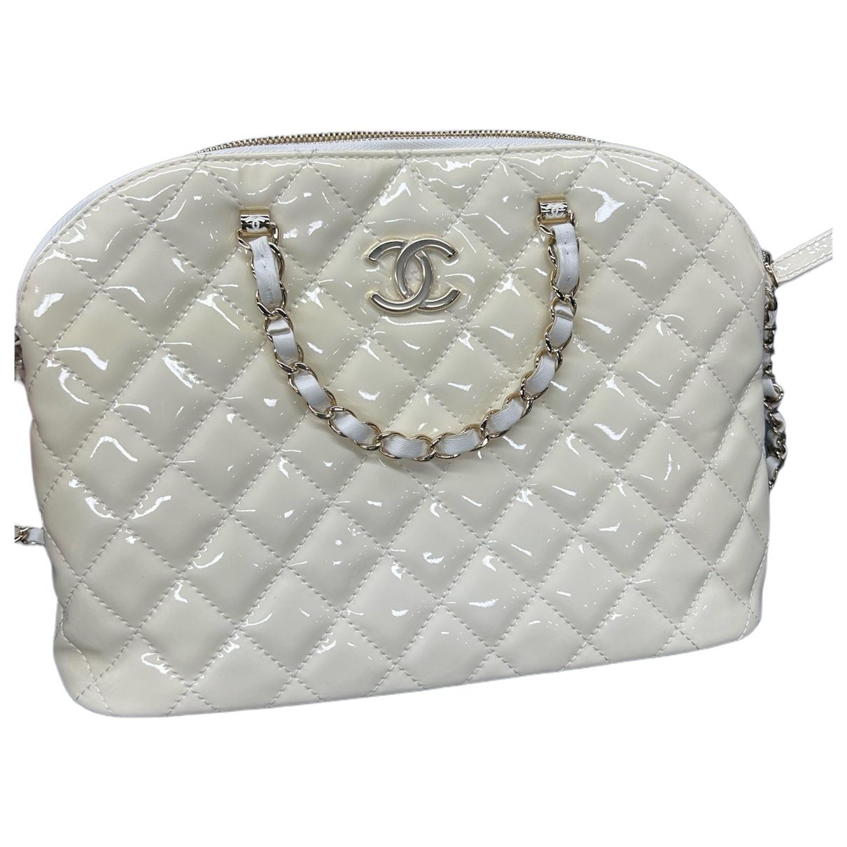 Wild Stitch patent leather handbag